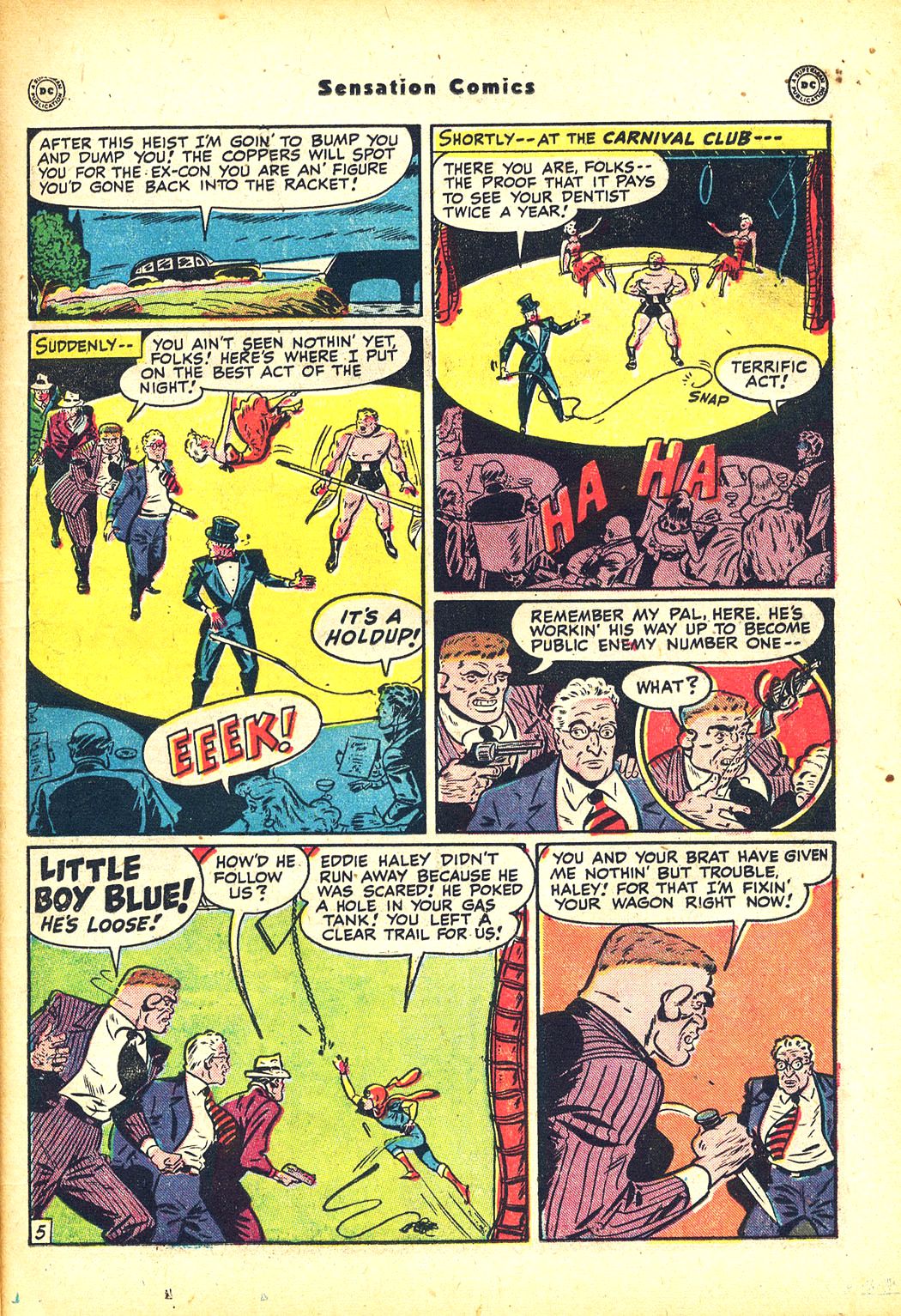 Read online Sensation (Mystery) Comics comic -  Issue #81 - 21