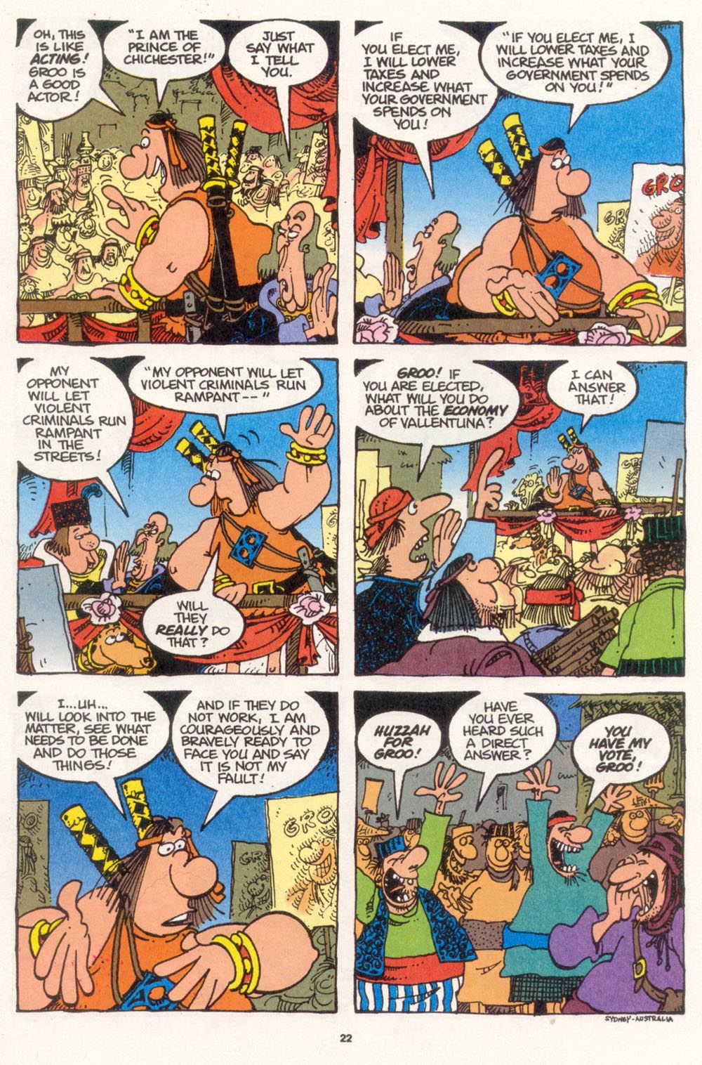 Read online Sergio Aragonés Groo the Wanderer comic -  Issue #108 - 24