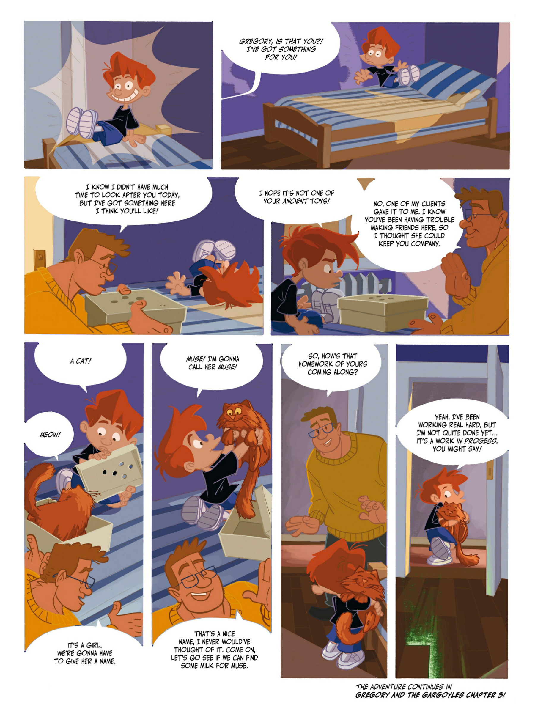 Read online Gregory and the Gargoyles comic -  Issue #2 - 49