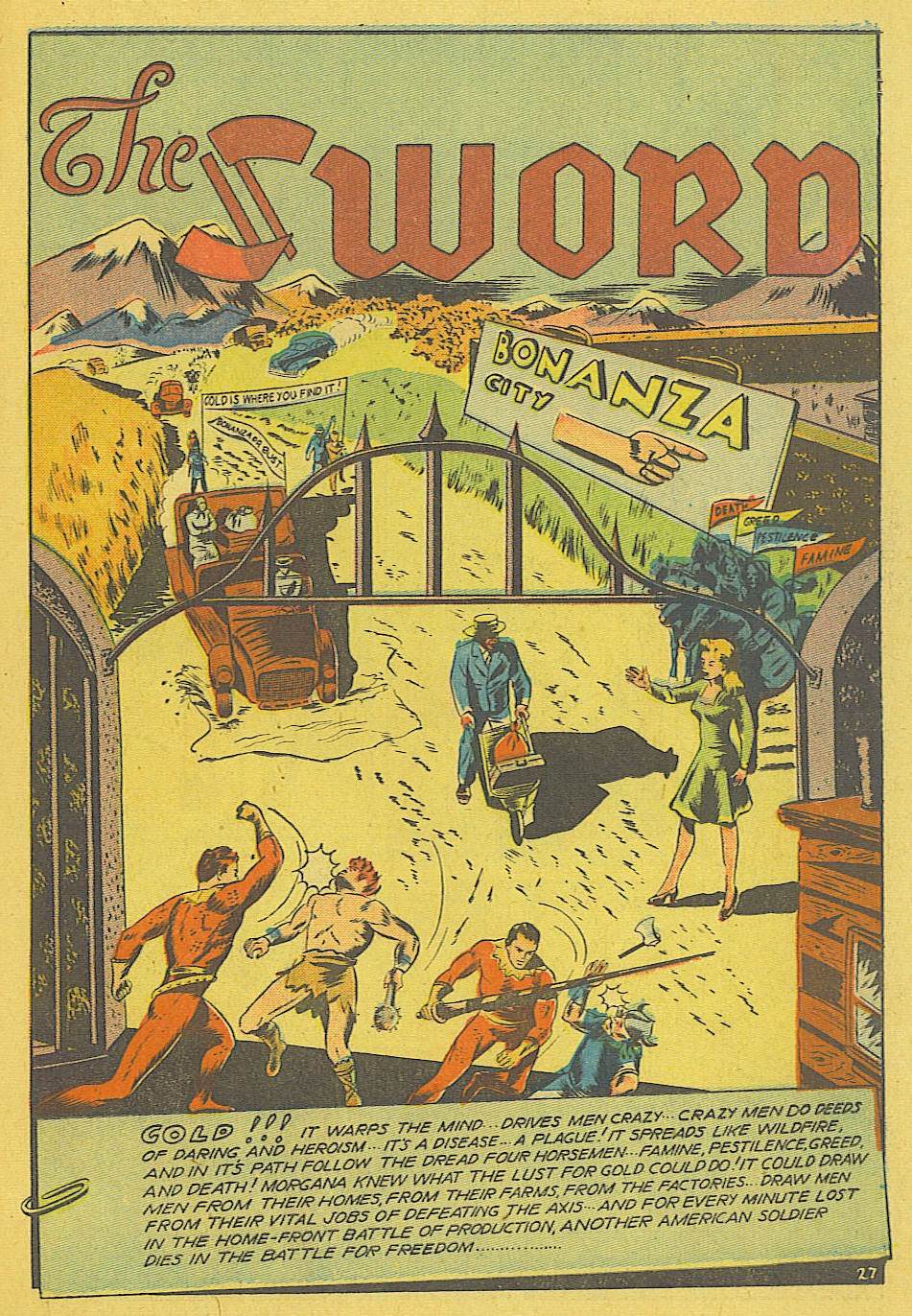 Read online Super-Mystery Comics comic -  Issue #21 - 28
