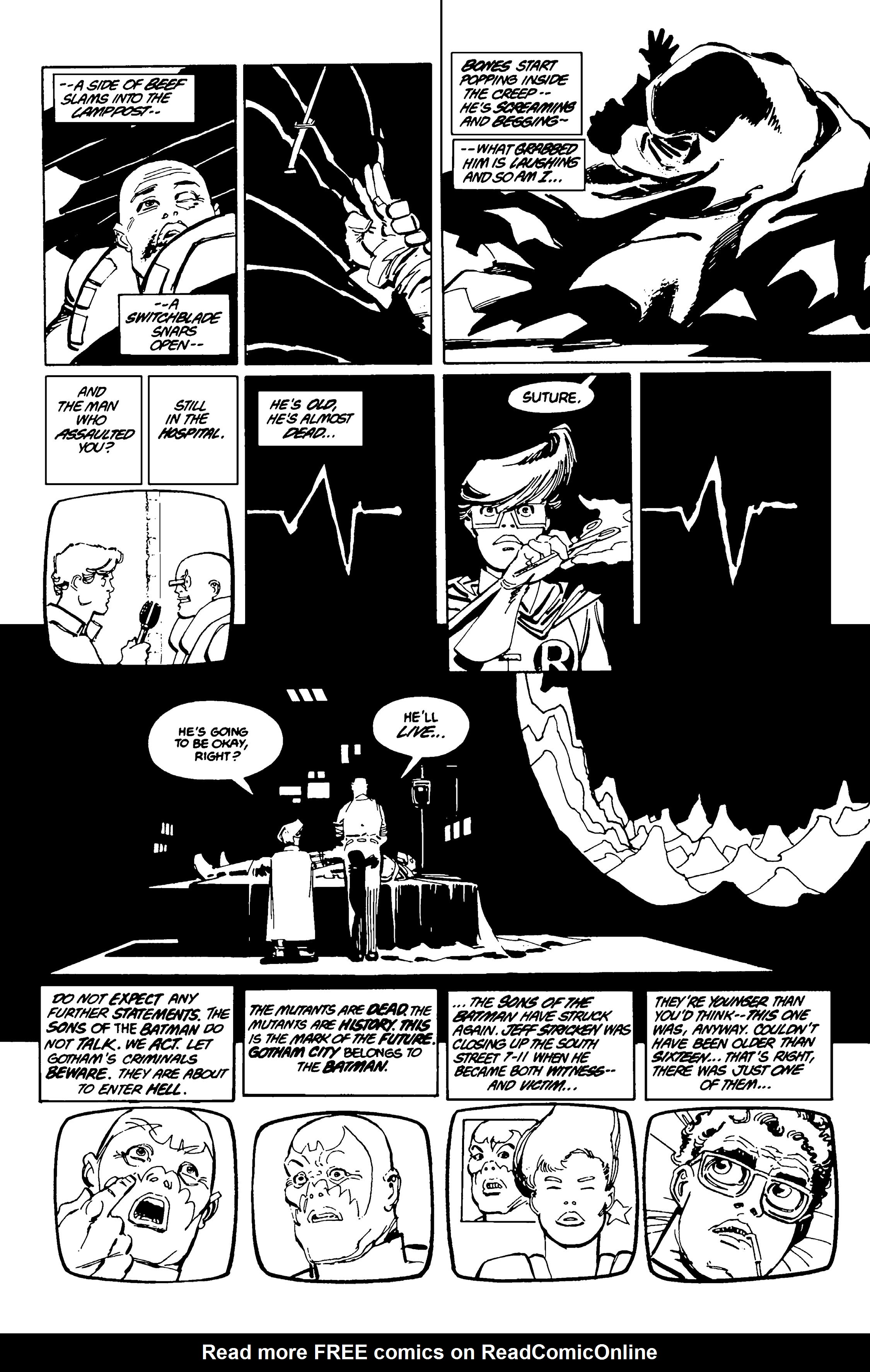 Read online Batman Noir: The Dark Knight Returns comic -  Issue # TPB (Part 2) - 60