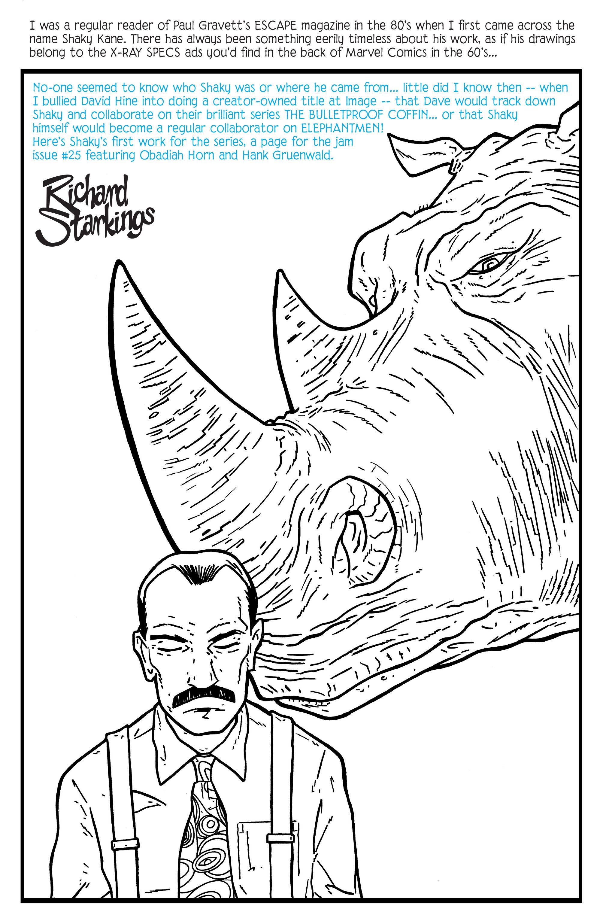 Read online Shaky Kane: Elephantmen & Monsters comic -  Issue # TPB - 79