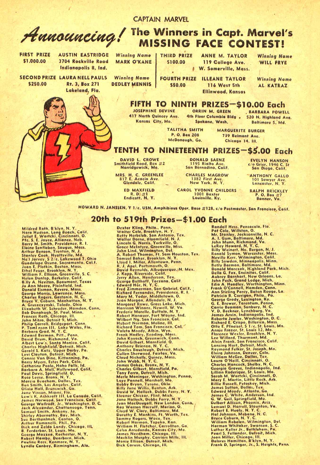 Read online Captain Marvel Adventures comic -  Issue #43 - 36