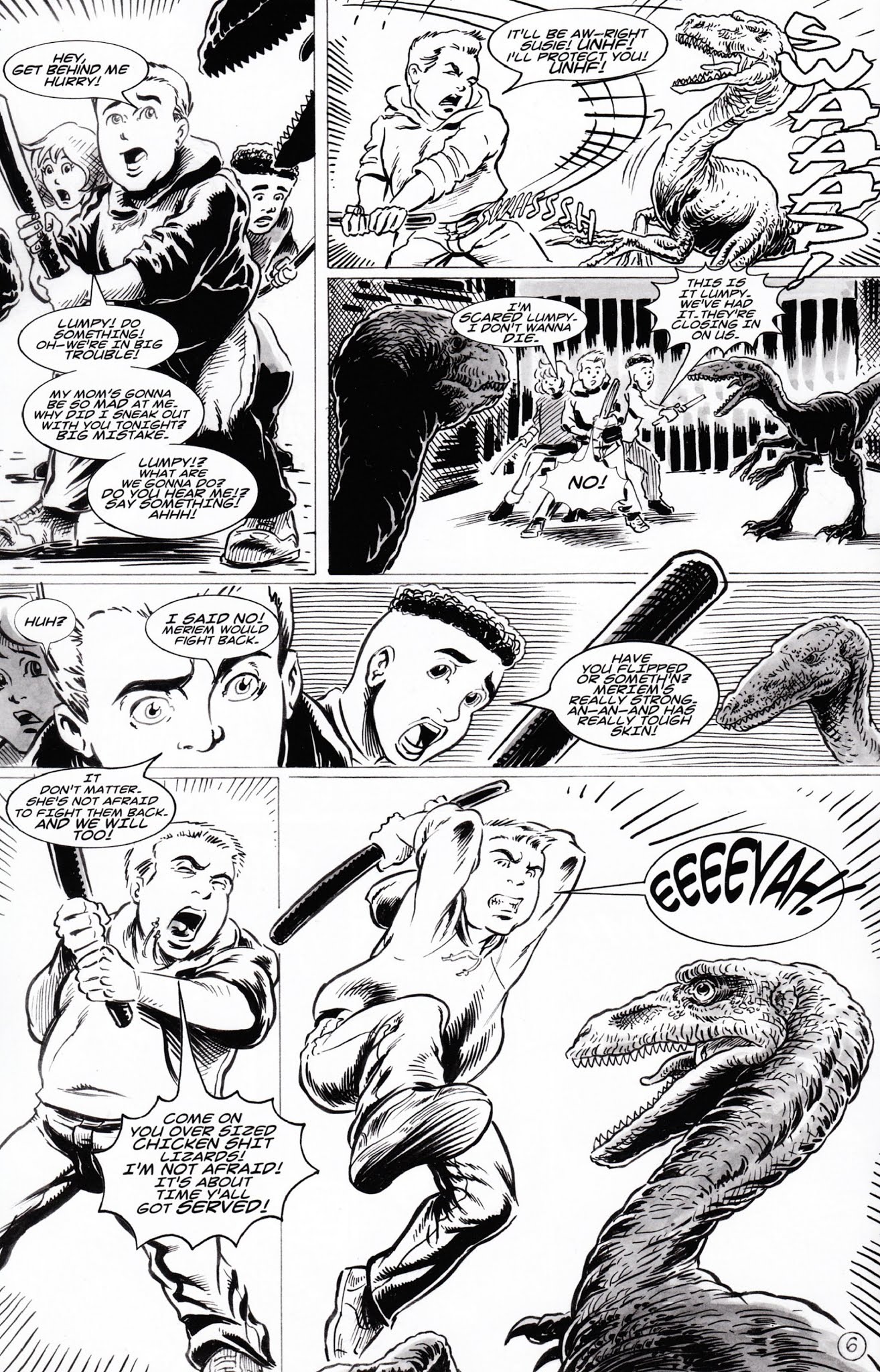 Read online Cavewoman: Gangster comic -  Issue #2 - 8