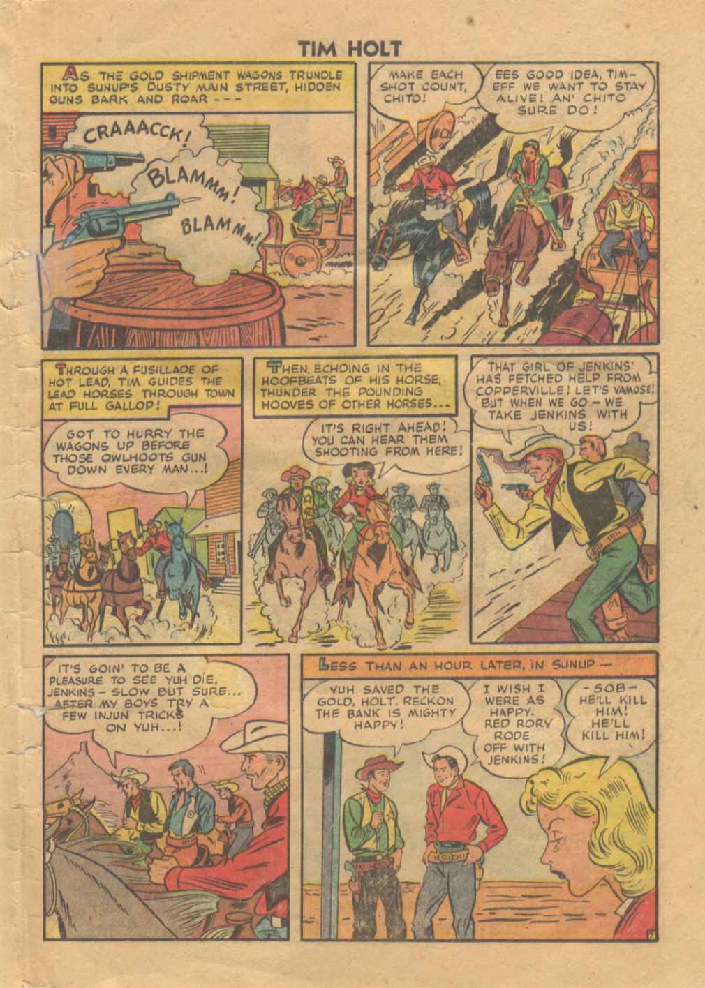 Read online Tim Holt comic -  Issue #6 - 33