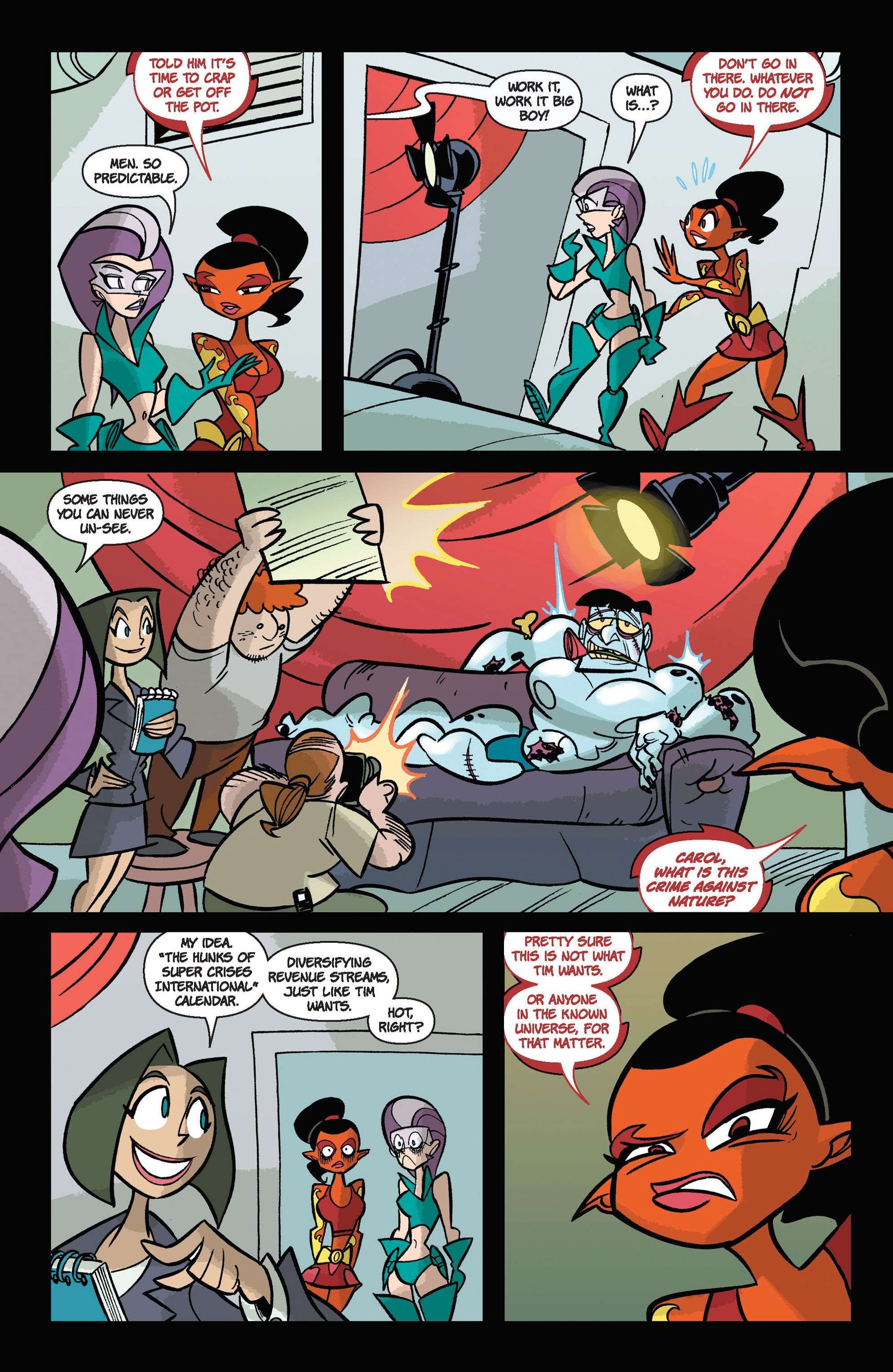 Read online Super Human Resources comic -  Issue #1 - 14