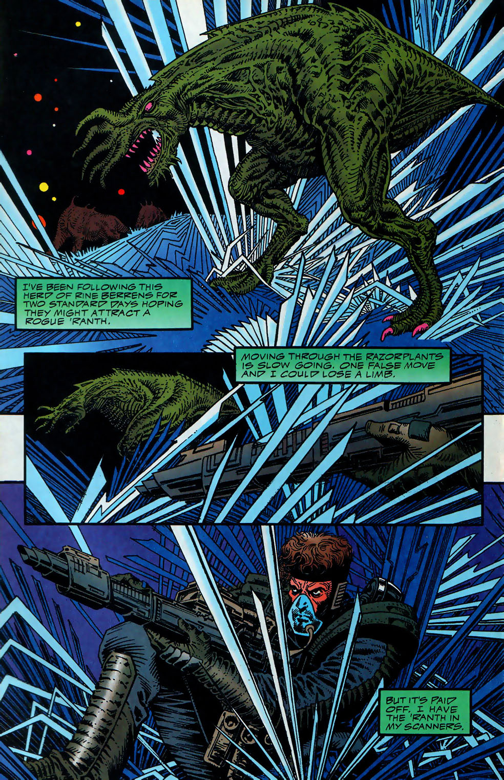 Read online Alien Legion: Binary Deep comic -  Issue # Full - 6