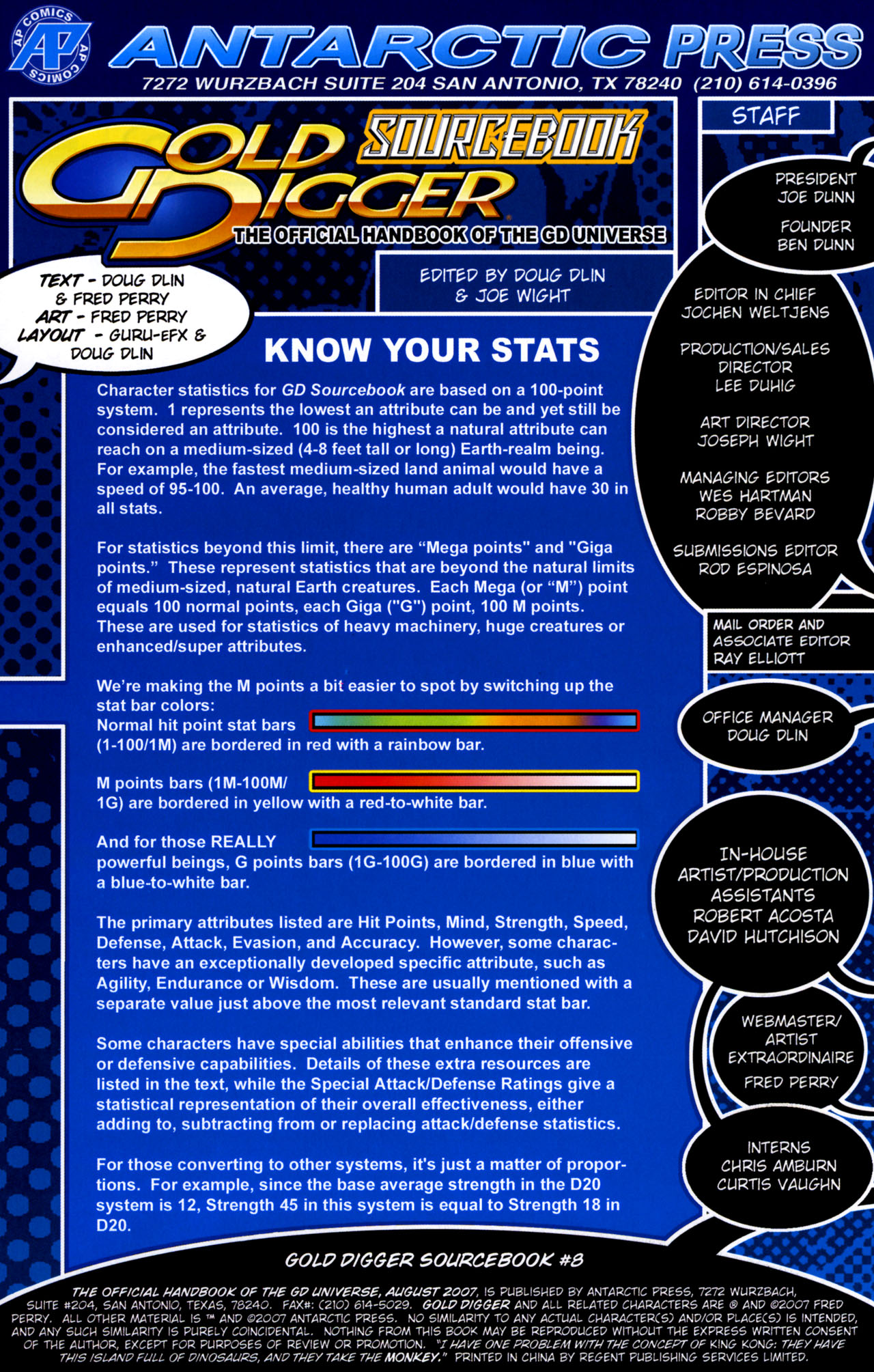 Read online Gold Digger Sourcebook: The Official Handbook of the GD Universe comic -  Issue #8 - 2