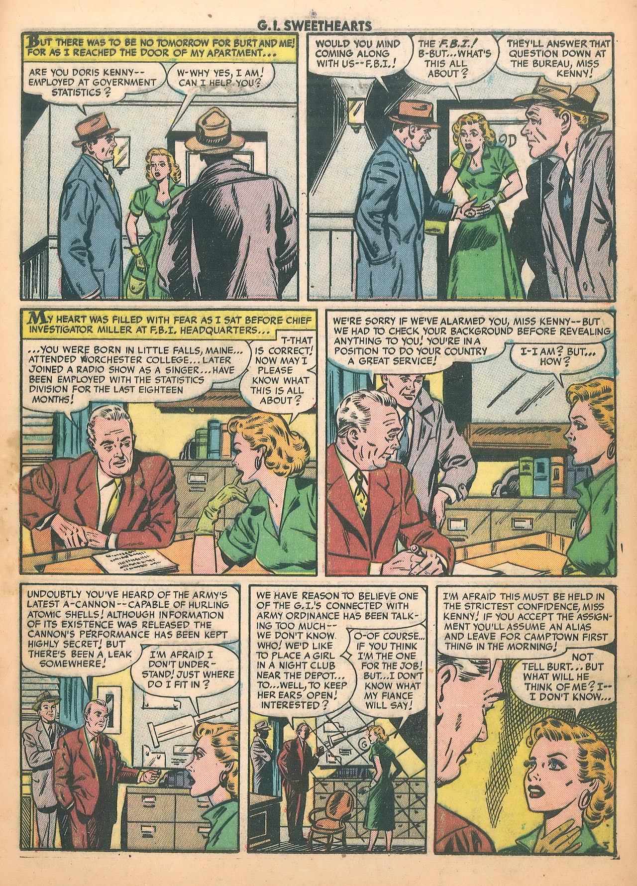 Read online G.I. Sweethearts comic -  Issue #37 - 5