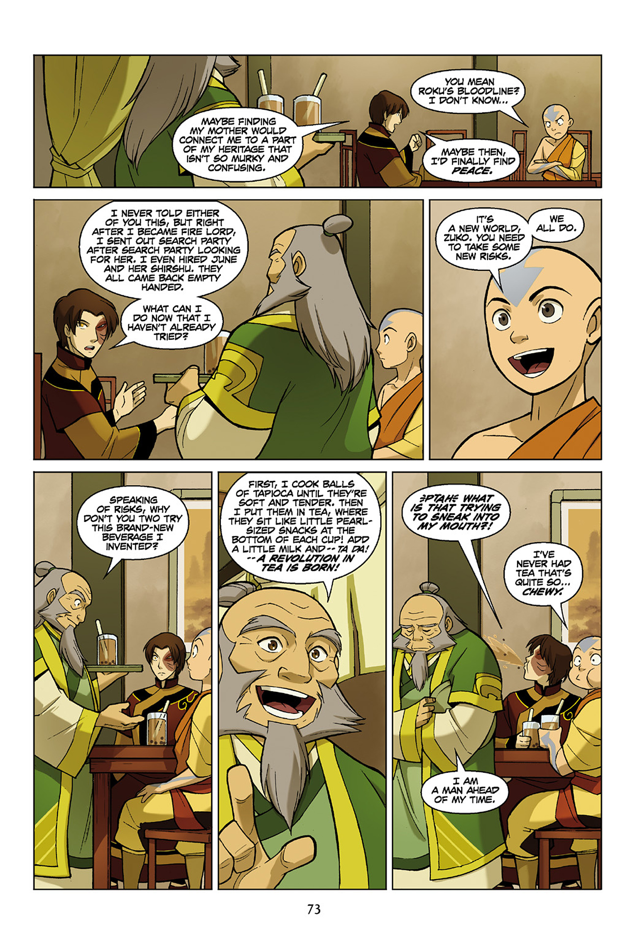 Read online Nickelodeon Avatar: The Last Airbender - The Promise comic -  Issue # Part 3 - 73
