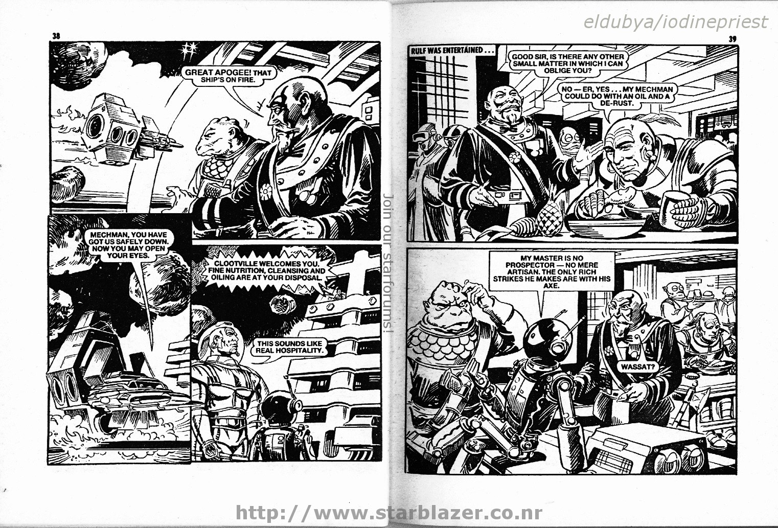 Read online Starblazer comic -  Issue #216 - 21