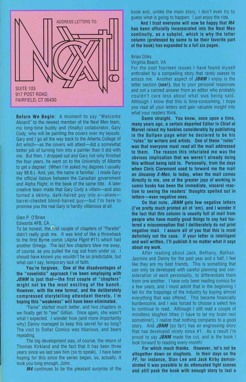 Read online John Byrne's Next Men (1992) comic -  Issue #23 - 29