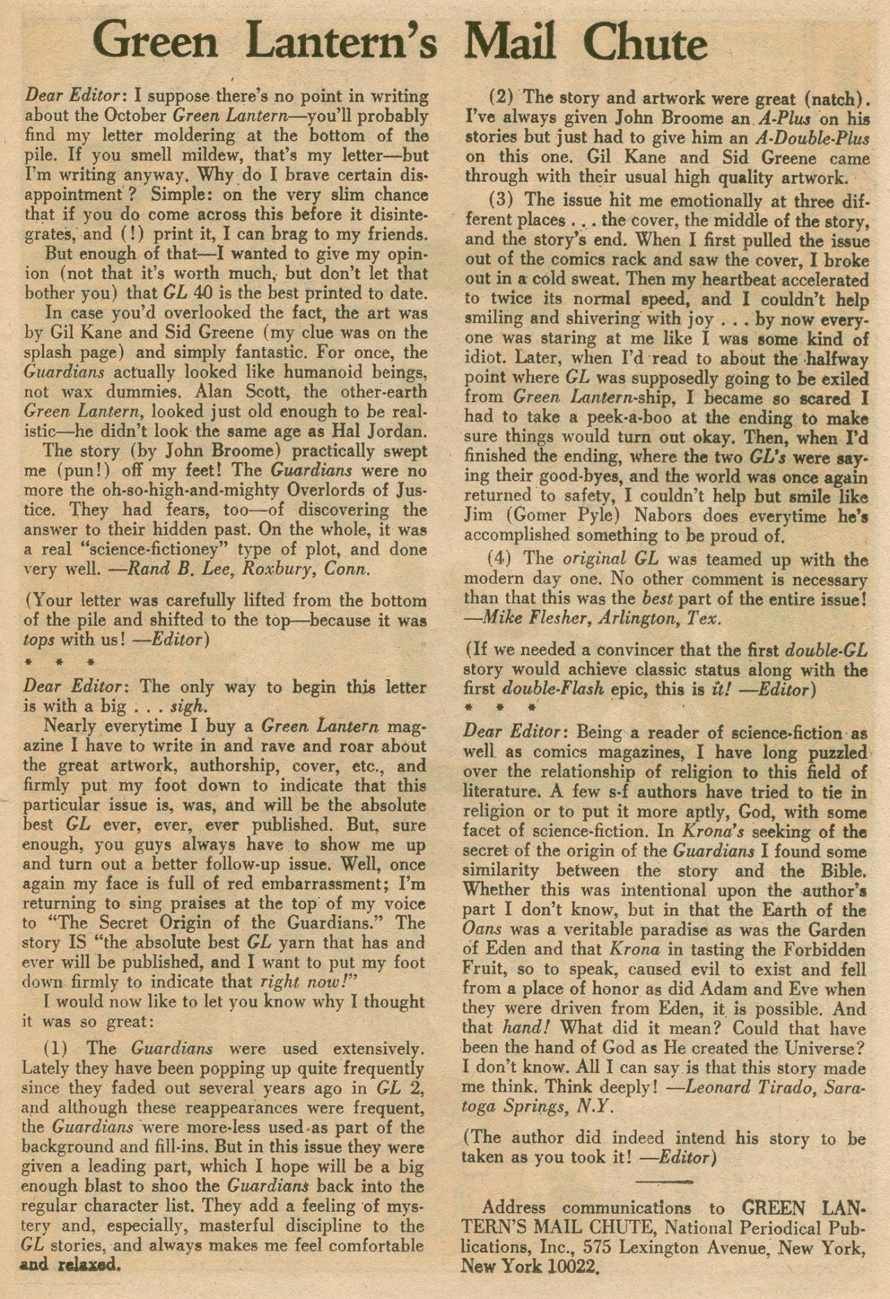 Read online Green Lantern (1960) comic -  Issue #43 - 25