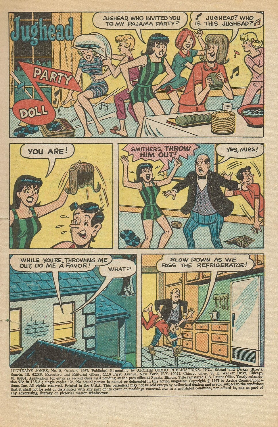 Read online Jughead's Jokes comic -  Issue #2 - 3