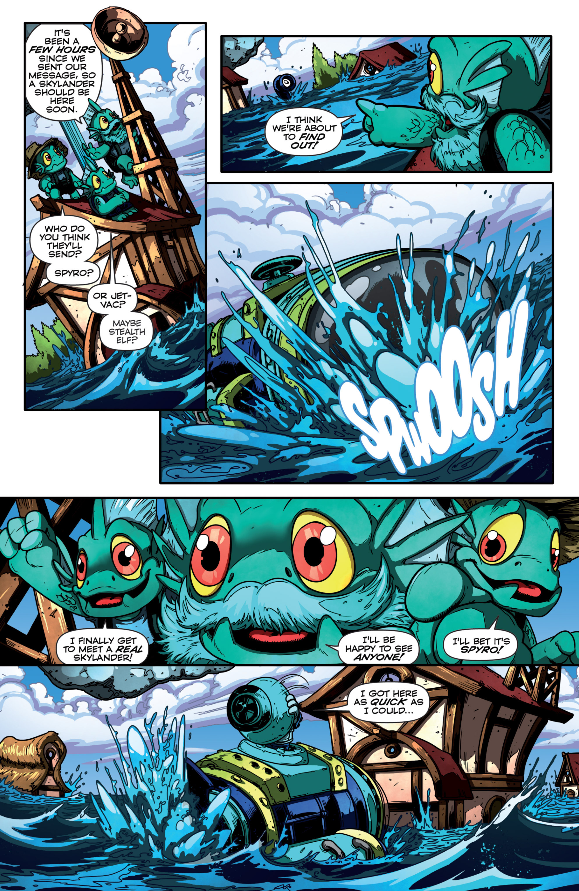 Read online Skylanders Superchargers comic -  Issue #5 - 6