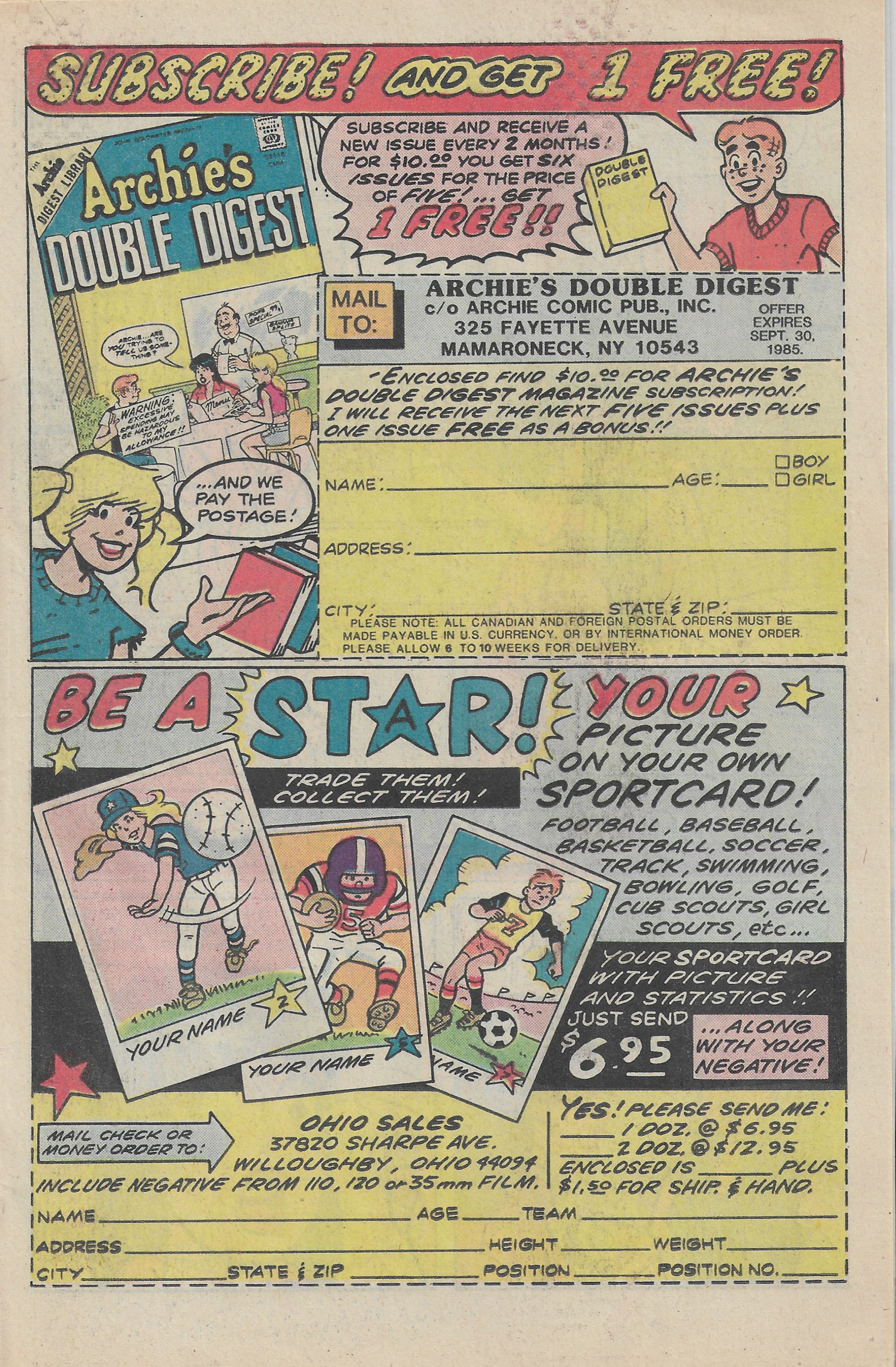 Read online Archie Giant Series Magazine comic -  Issue #552 - 19