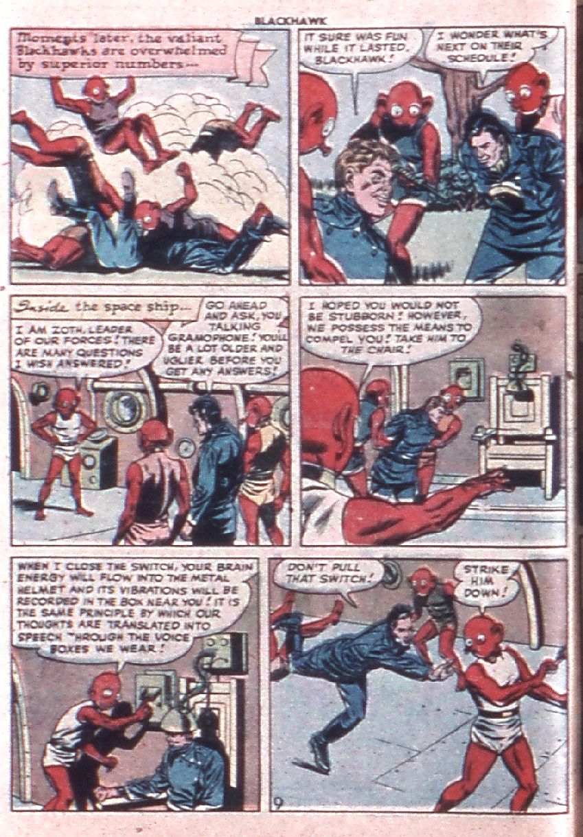 Read online Blackhawk (1957) comic -  Issue #22 - 44