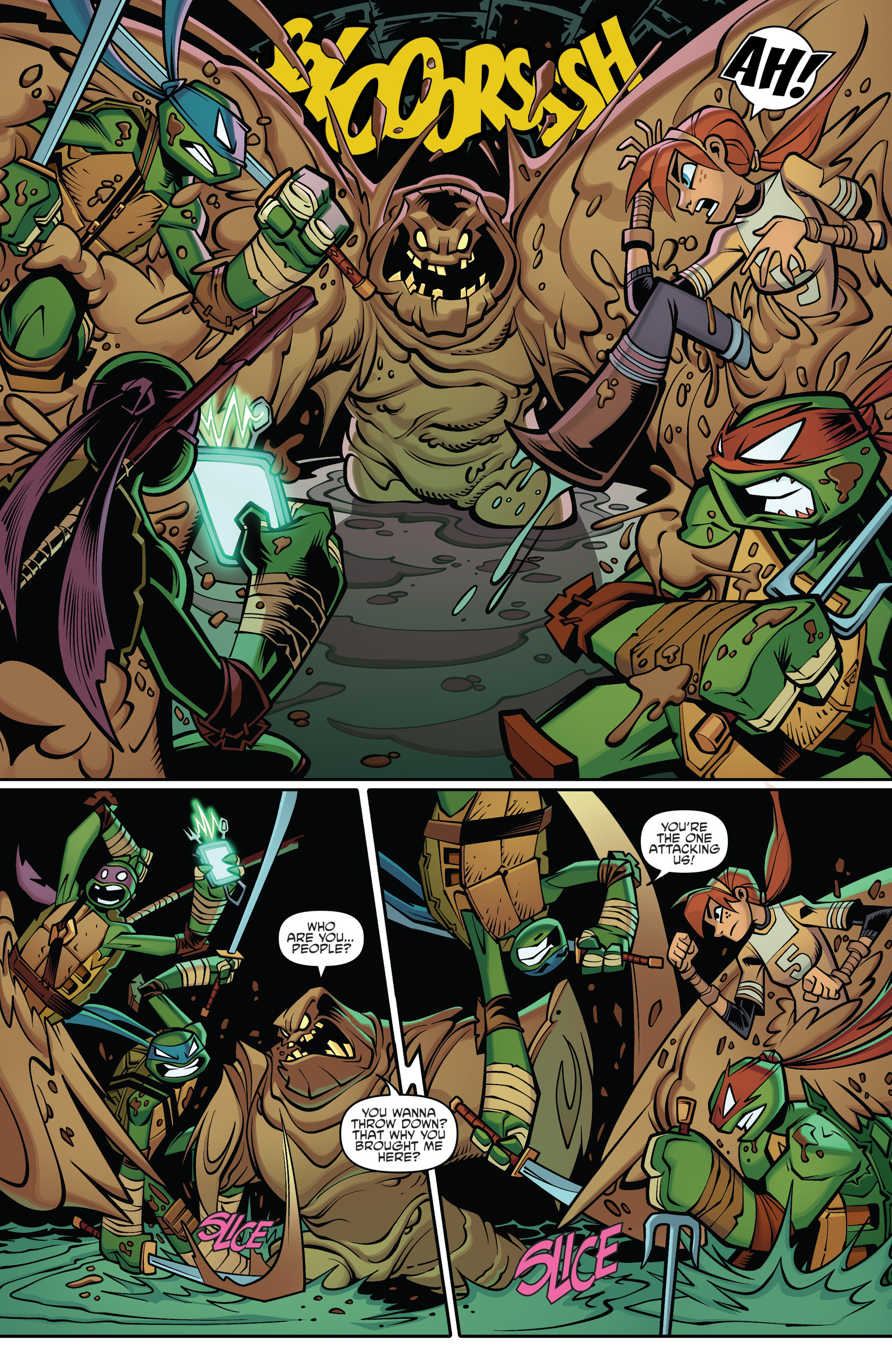Read online Batman/Teenage Mutant Ninja Turtles Adventure comic -  Issue #1 - 16