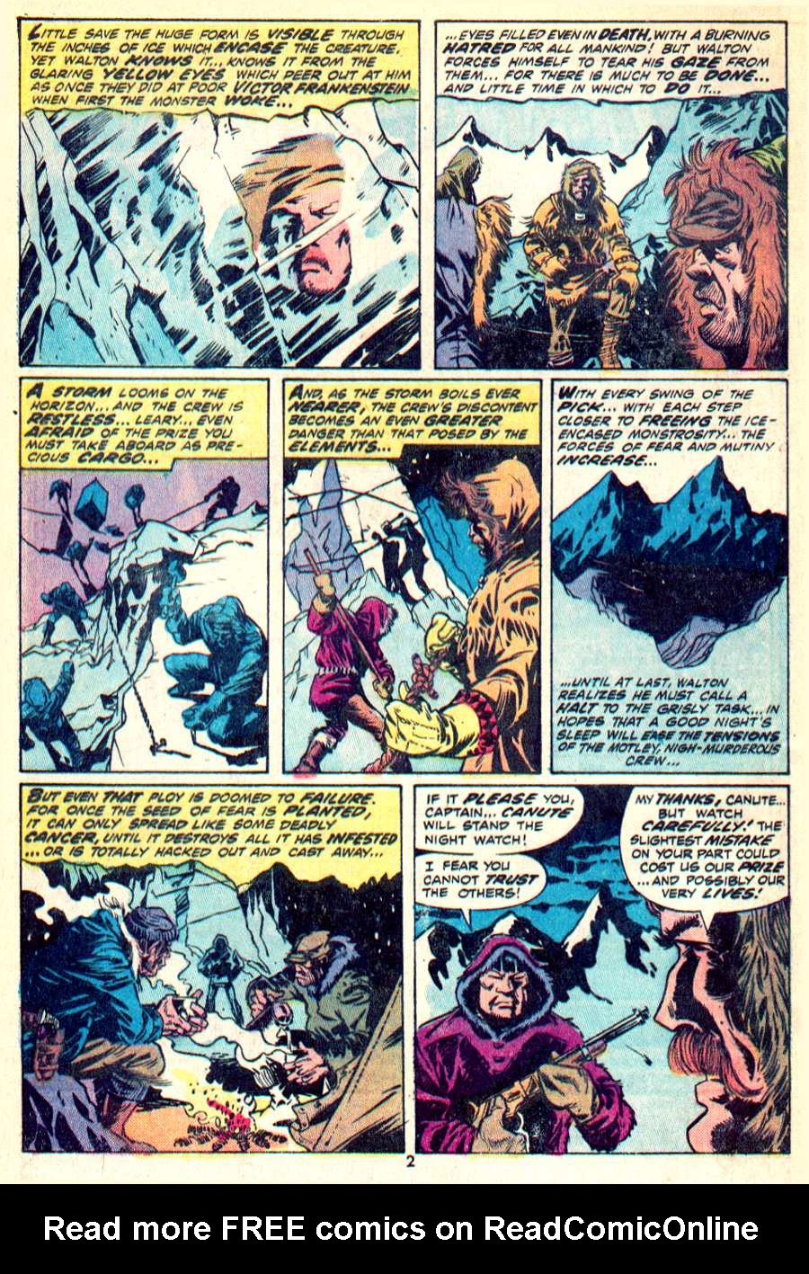 Read online Frankenstein (1973) comic -  Issue #1 - 3