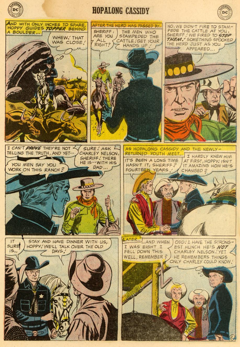 Read online Hopalong Cassidy comic -  Issue #124 - 7