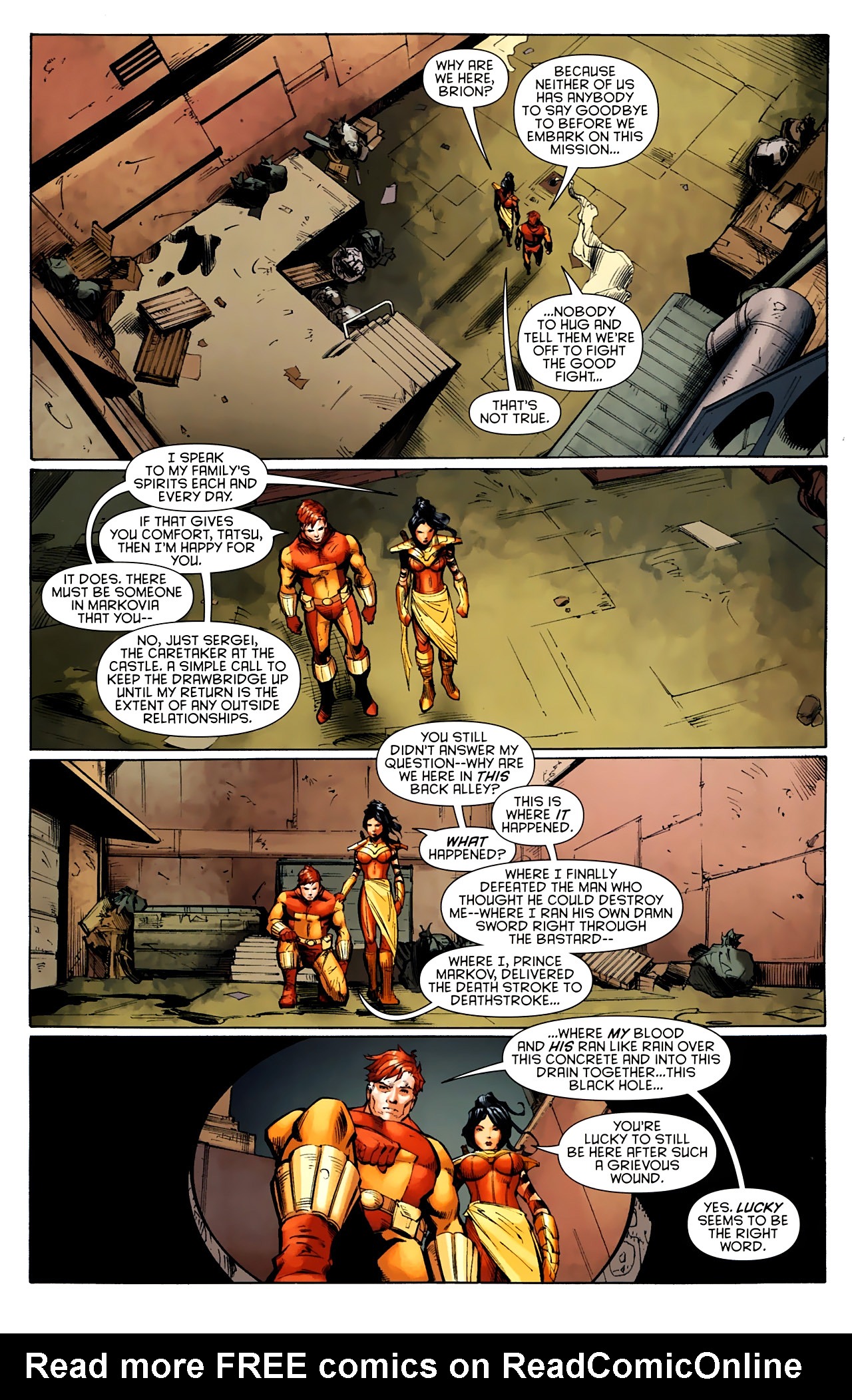 Read online The Outsiders (2009) comic -  Issue #15 - 13