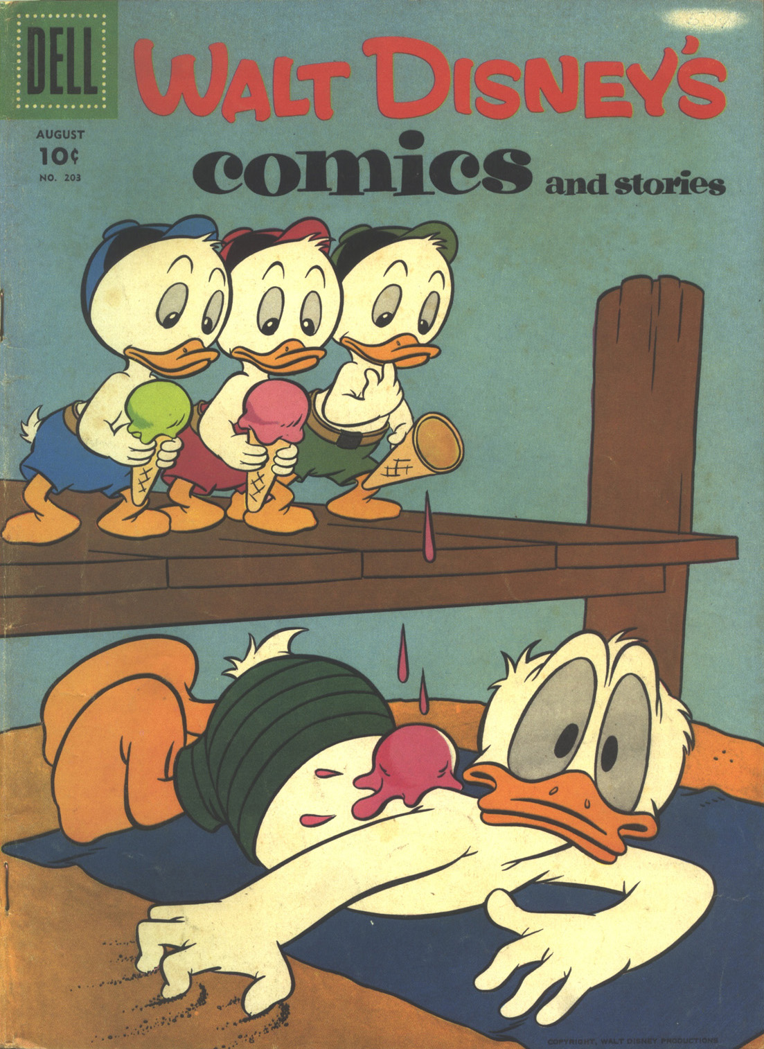 Read online Walt Disney's Comics and Stories comic -  Issue #203 - 1