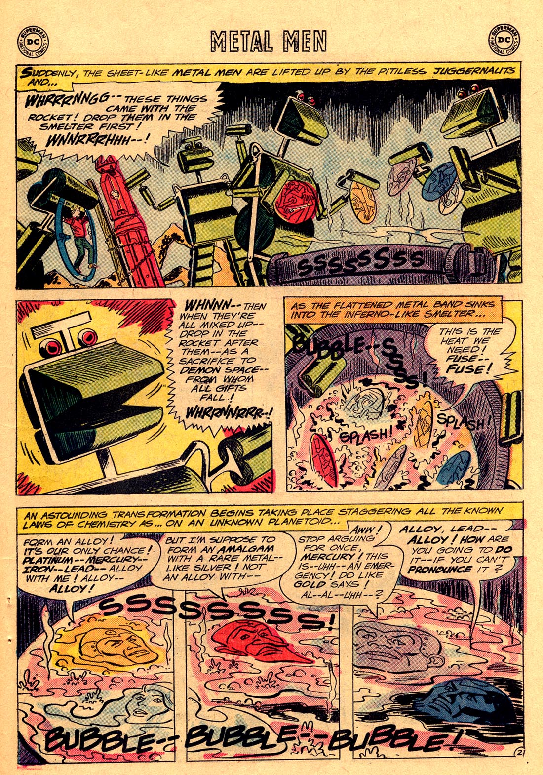 Read online Metal Men (1963) comic -  Issue #9 - 27