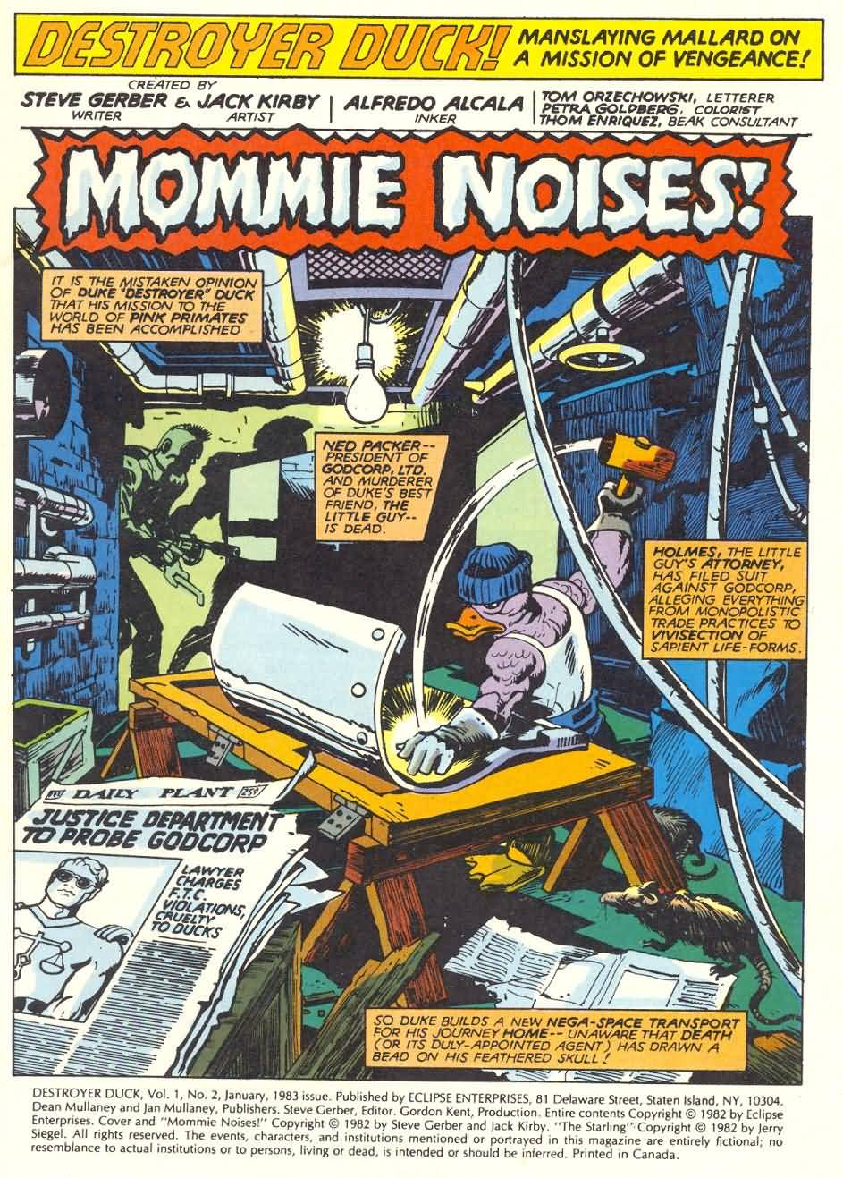 Read online Destroyer Duck comic -  Issue #2 - 2