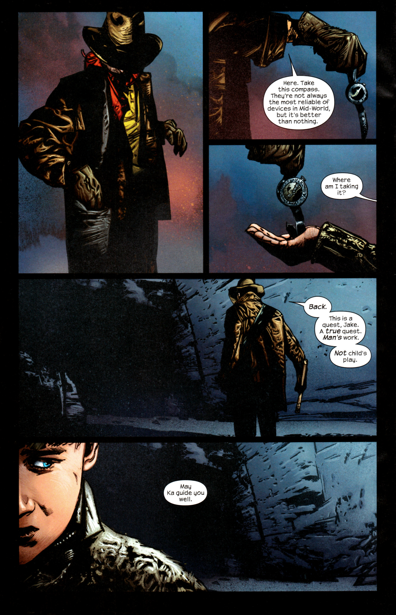 Read online Dark Tower: The Gunslinger - The Man in Black comic -  Issue #1 - 10
