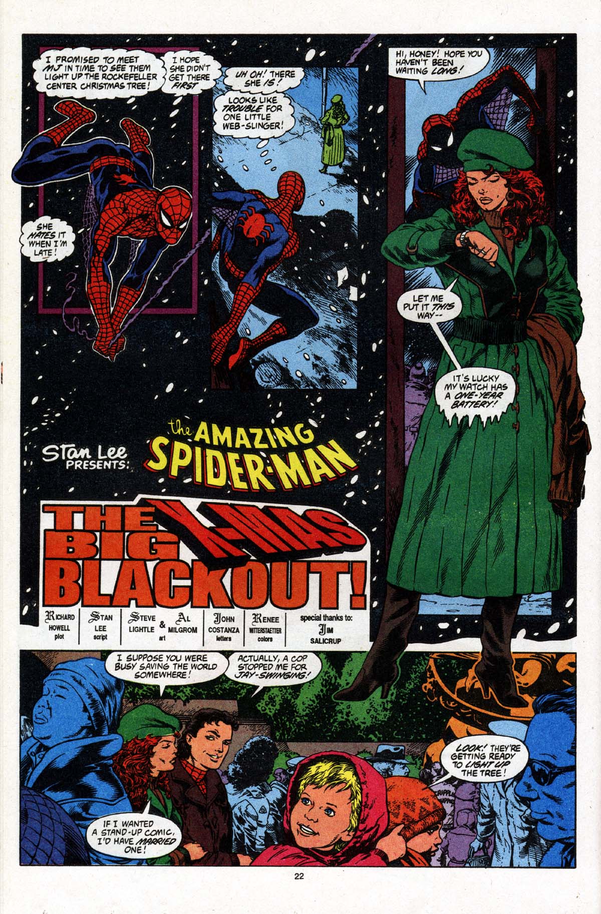 Read online Marvel Holiday Special (1991) comic -  Issue #1992 - 24