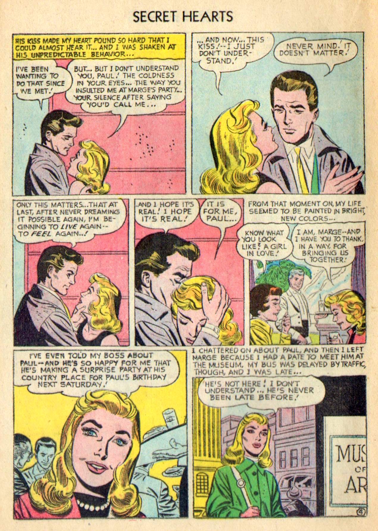 Read online Secret Hearts comic -  Issue #31 - 20