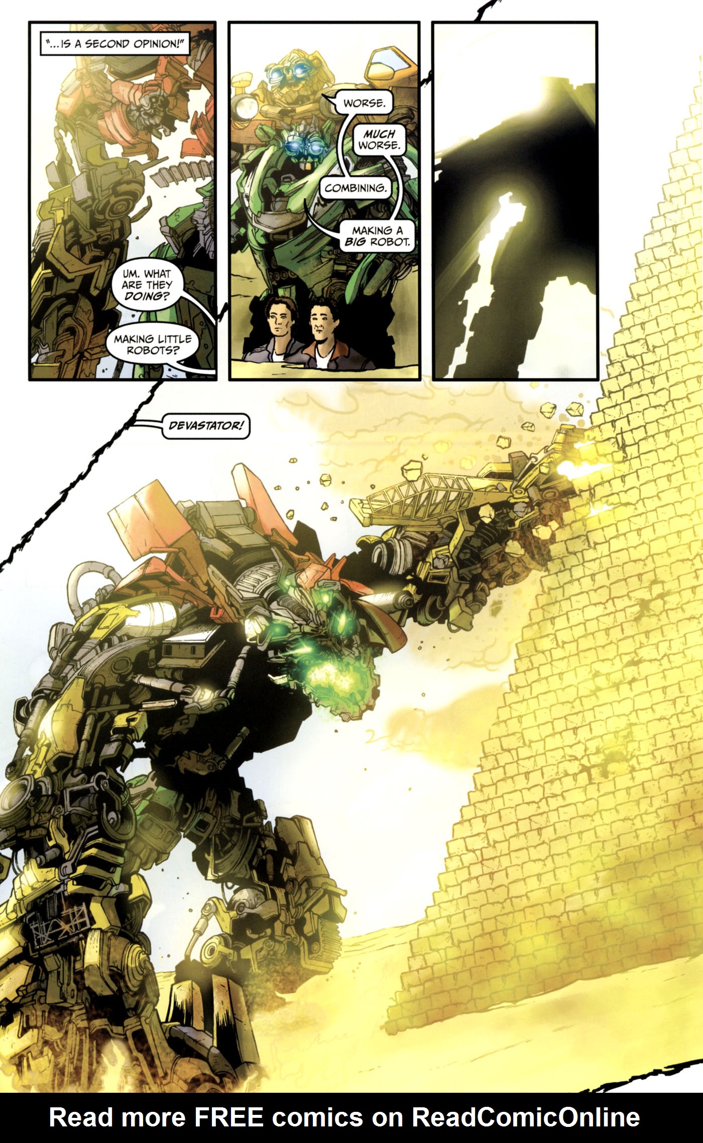 Read online Transformers: Revenge of the Fallen — Official Movie Adaptation comic -  Issue #4 - 8