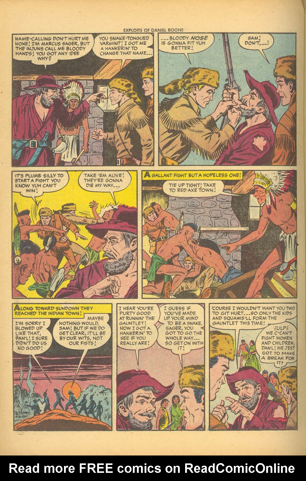 Read online Exploits of Daniel Boone comic -  Issue #2 - 22