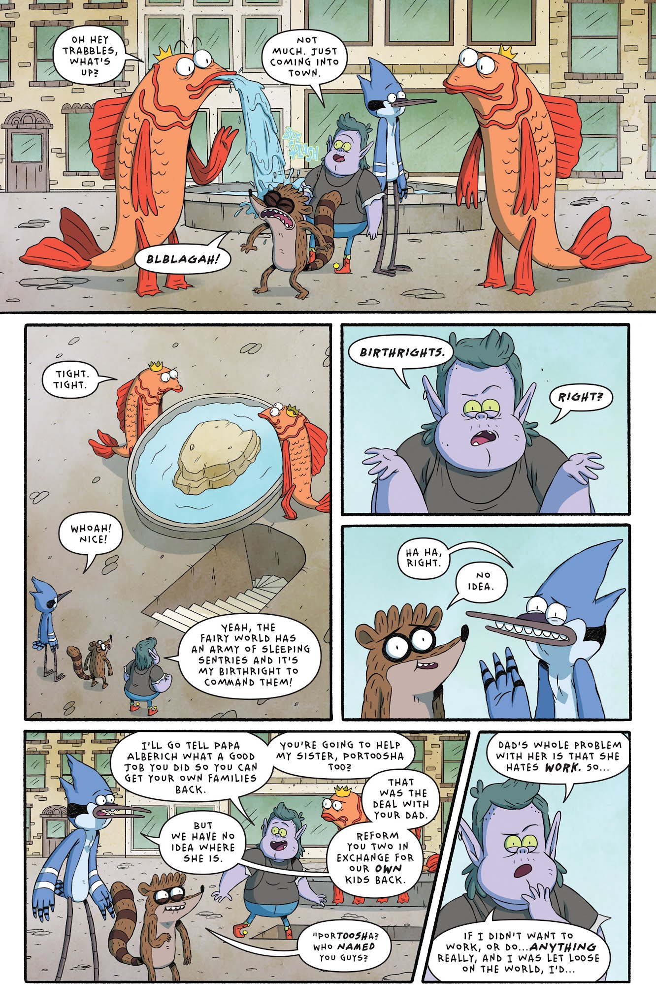 Read online Regular Show: 25 Years Later comic -  Issue #4 - 7