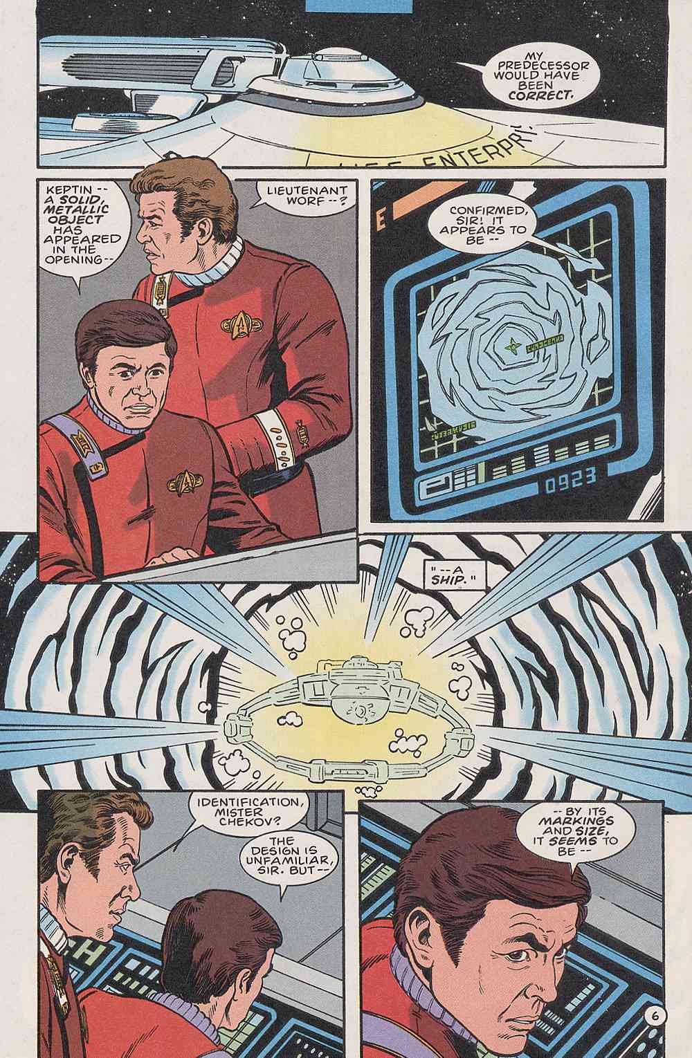 Read online Star Trek (1989) comic -  Issue #53 - 7