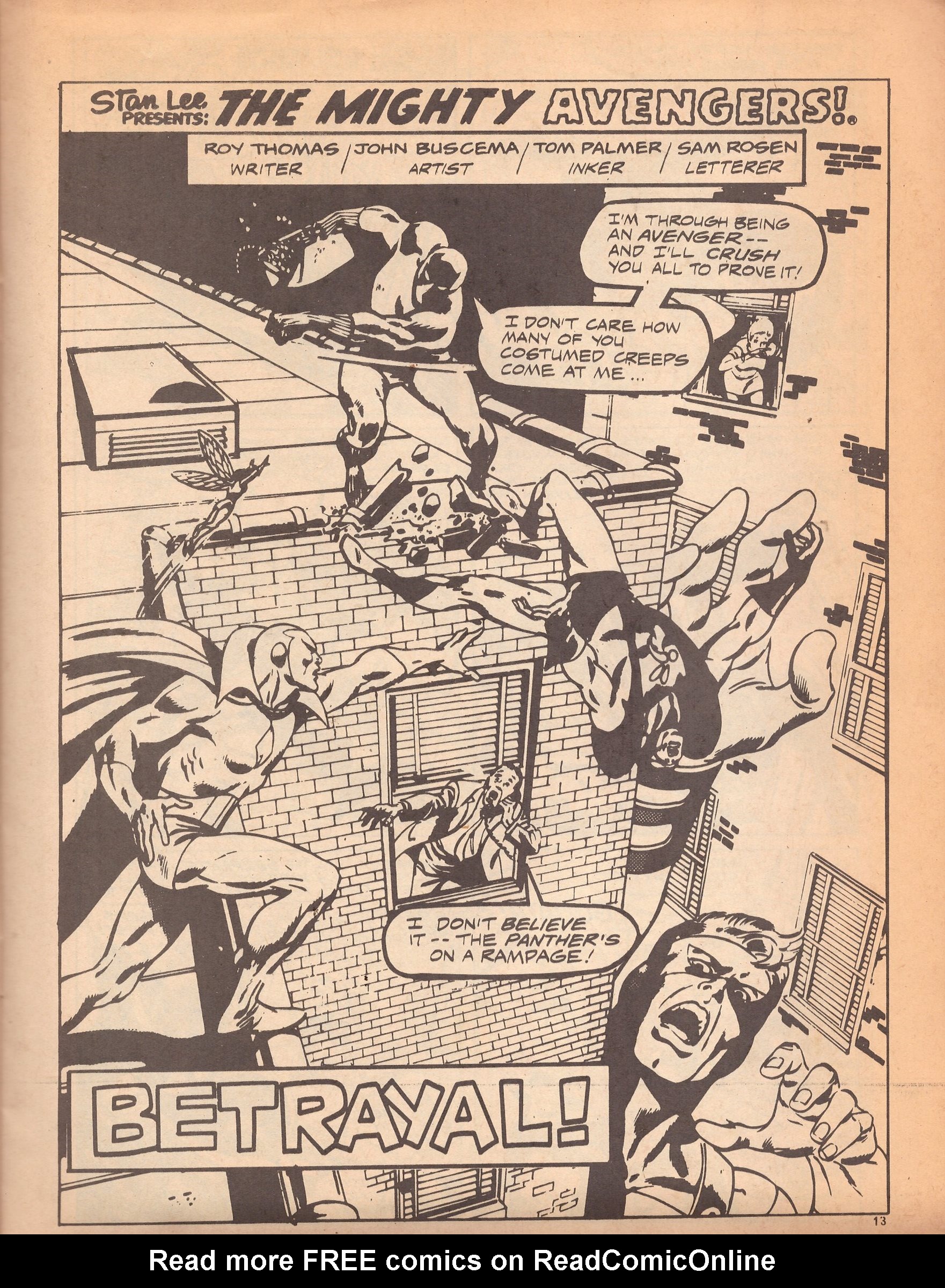 Read online The Avengers (1973) comic -  Issue #113 - 13