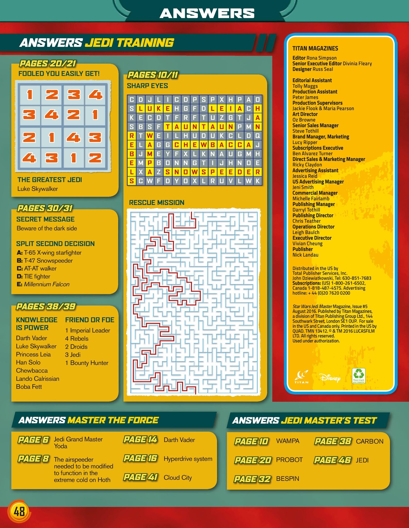 Read online Star Wars Jedi Master Magazine comic -  Issue #5 - 48