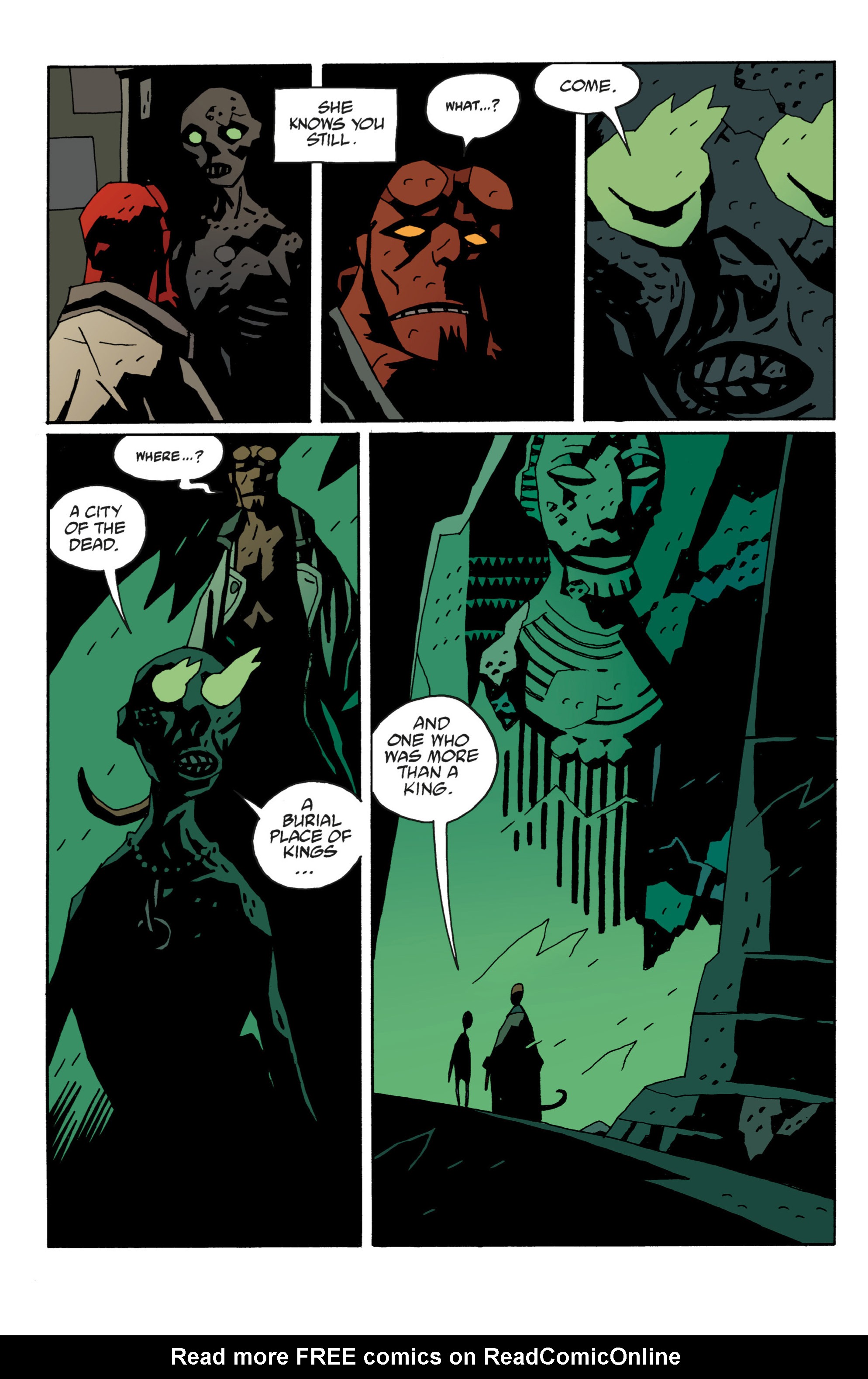 Read online Hellboy comic -  Issue #7 - 89