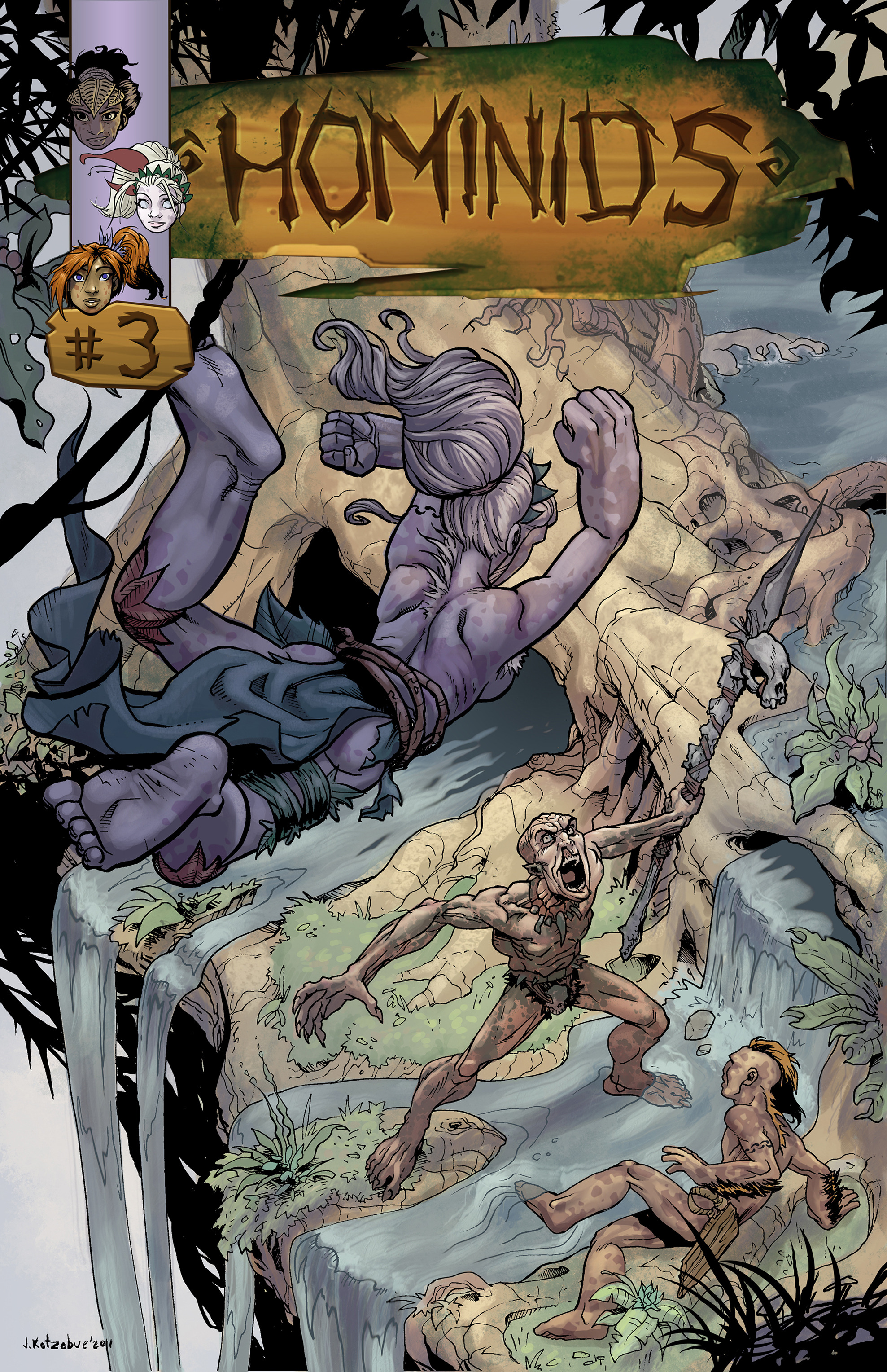Read online Hominids comic -  Issue #3 - 1