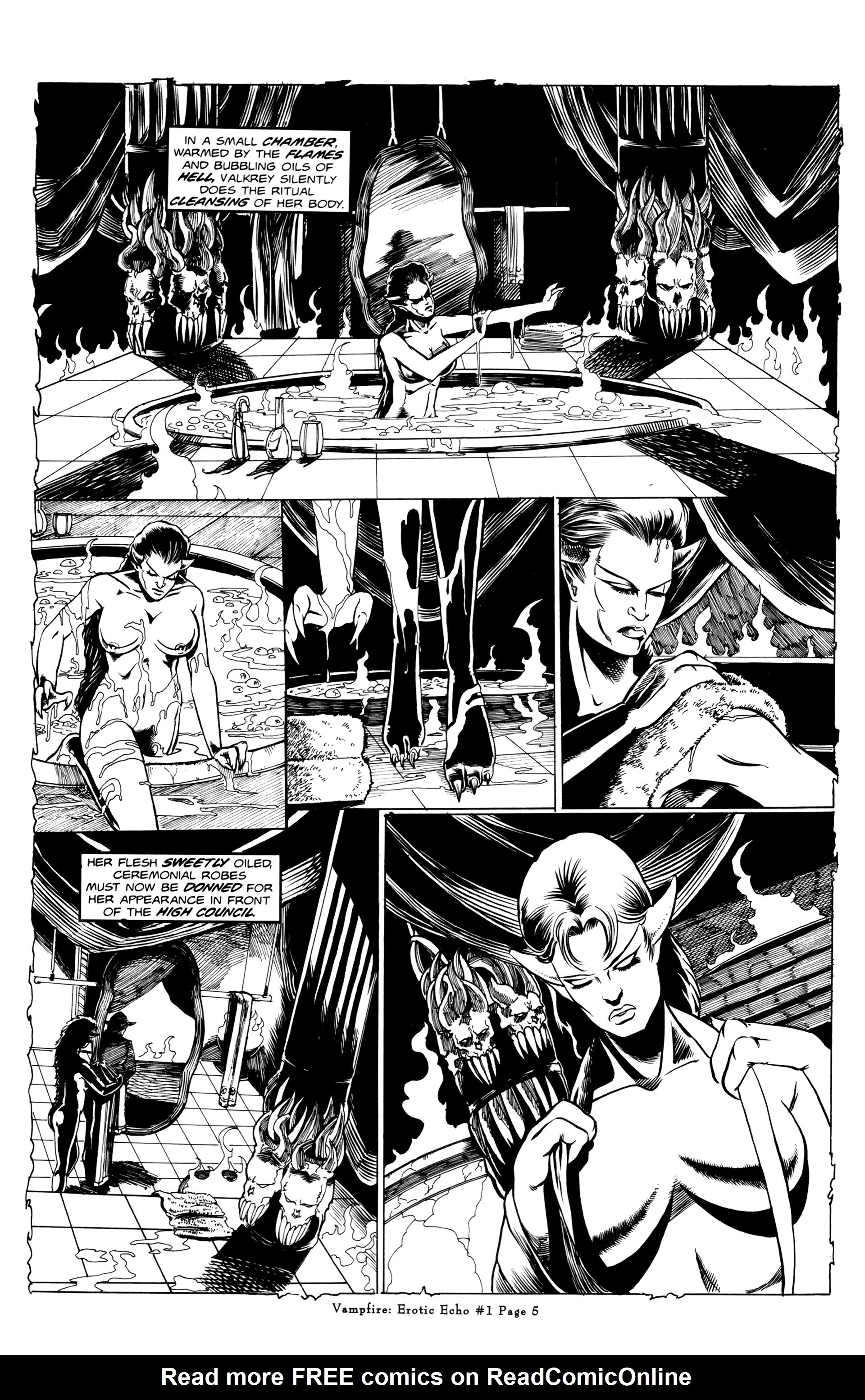Read online Vampfire: Erotic Echo comic -  Issue #1 - 7
