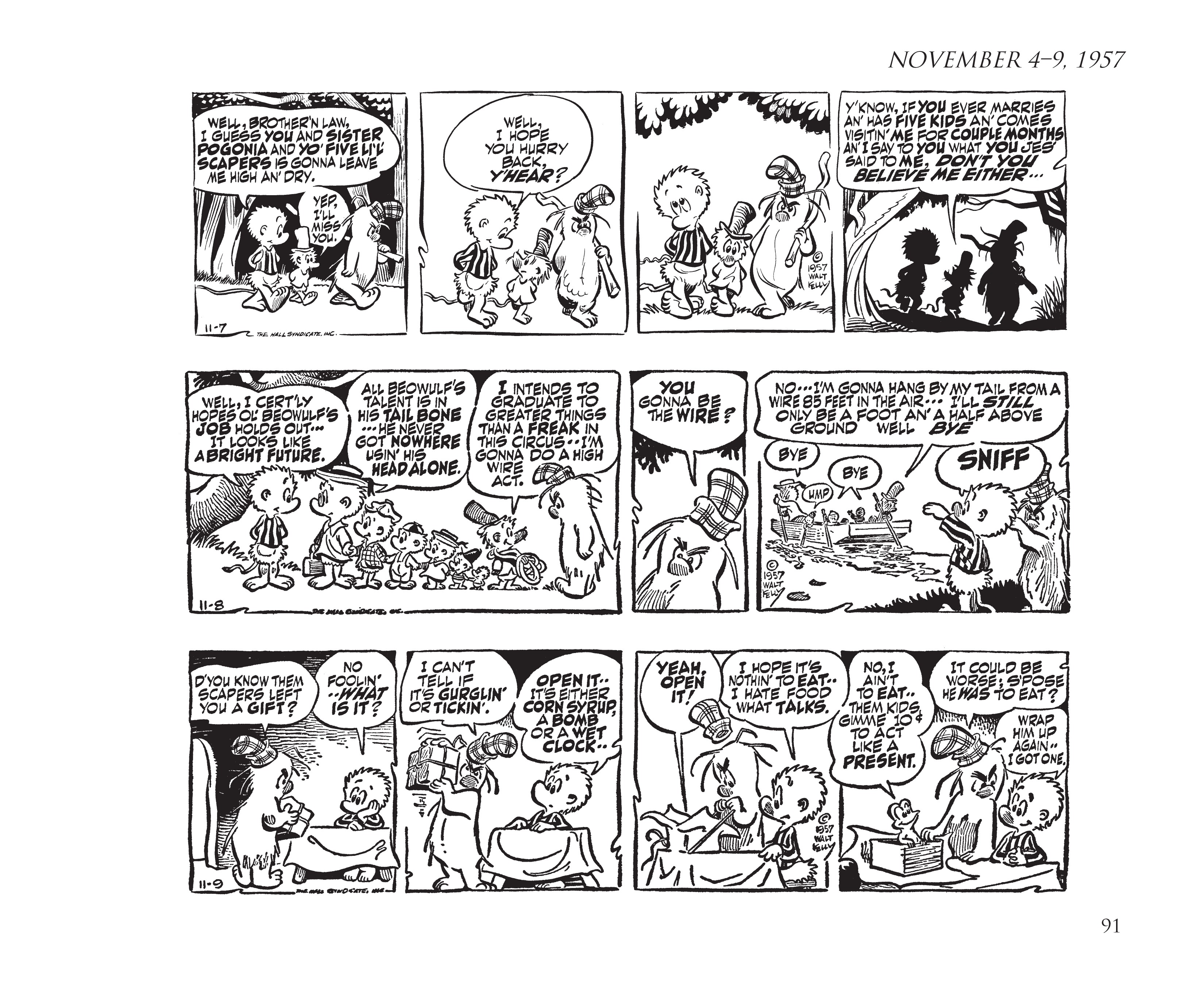 Read online Pogo by Walt Kelly: The Complete Syndicated Comic Strips comic -  Issue # TPB 5 (Part 1) - 100