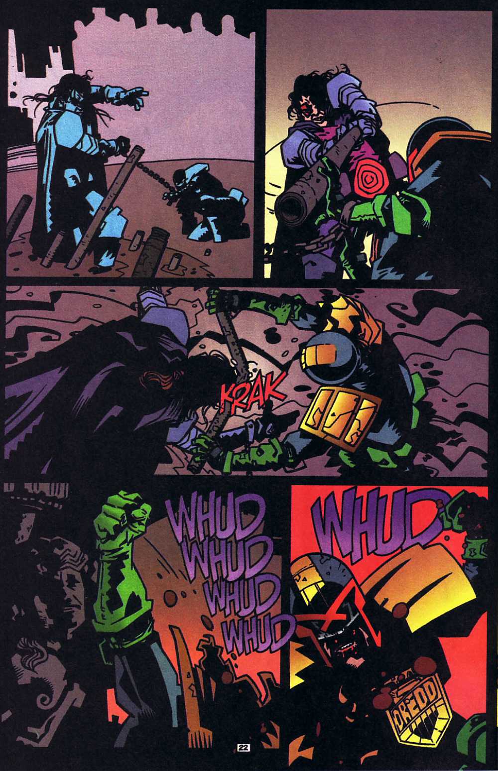 Read online Judge Dredd: Legends of the Law comic -  Issue #9 - 22