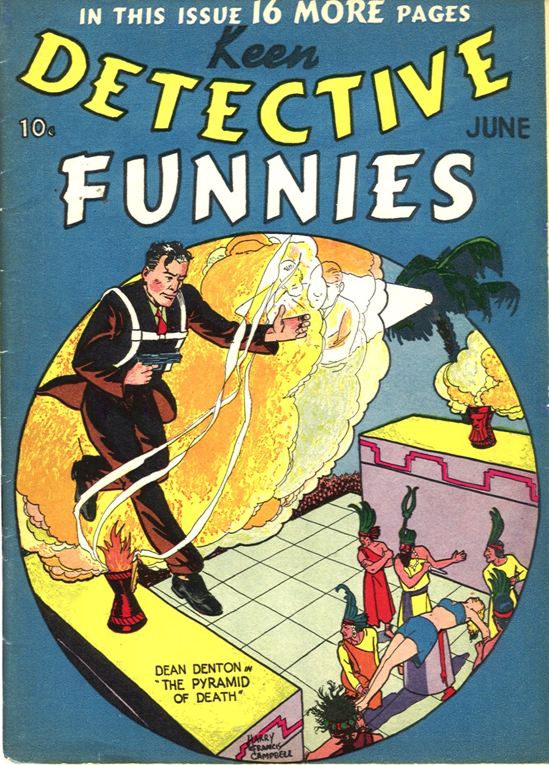 Read online Keen Detective Funnies comic -  Issue #10 - 1