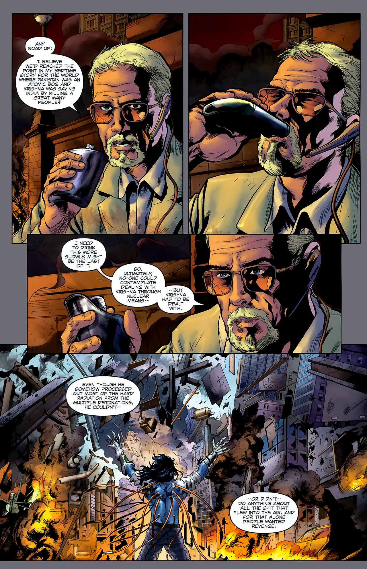 Read online Warren Ellis' Supergod comic -  Issue #2 - 12