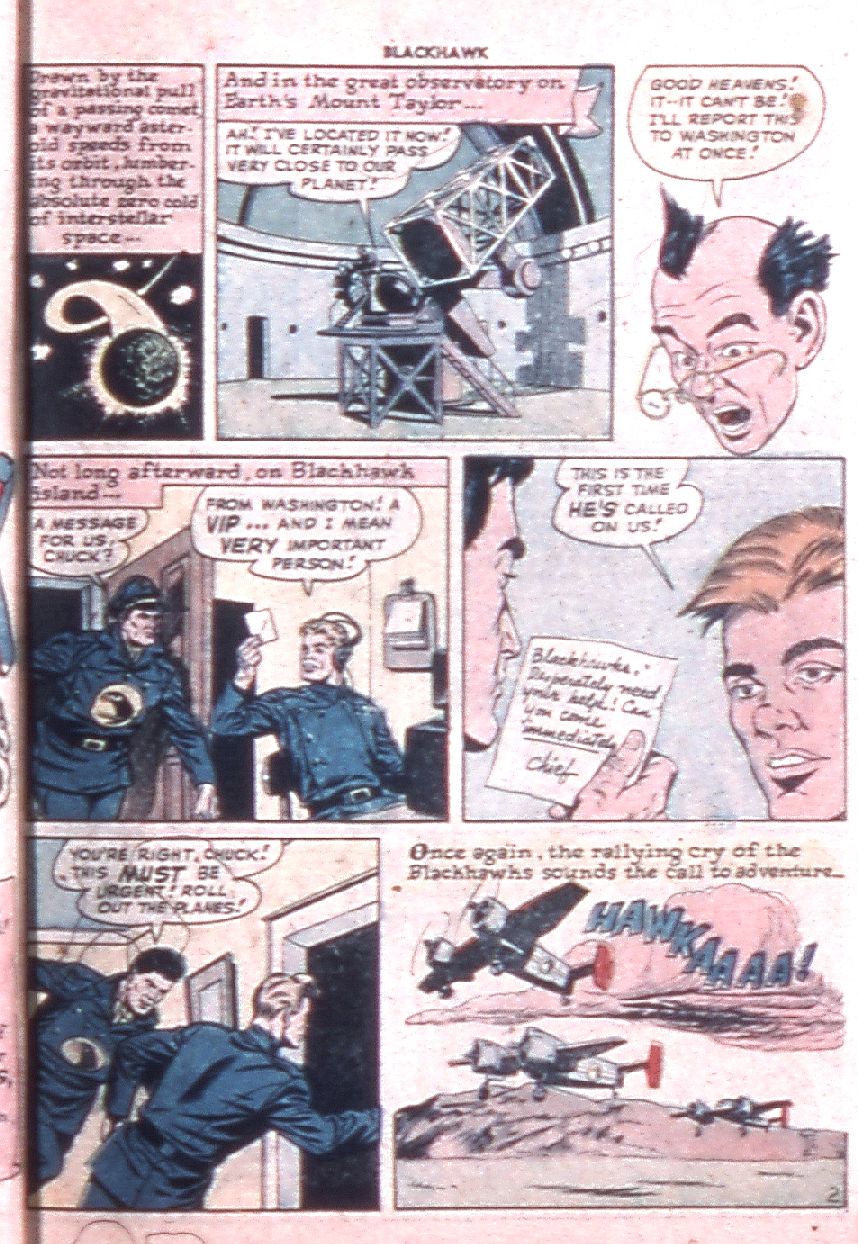 Read online Blackhawk (1957) comic -  Issue #22 - 37