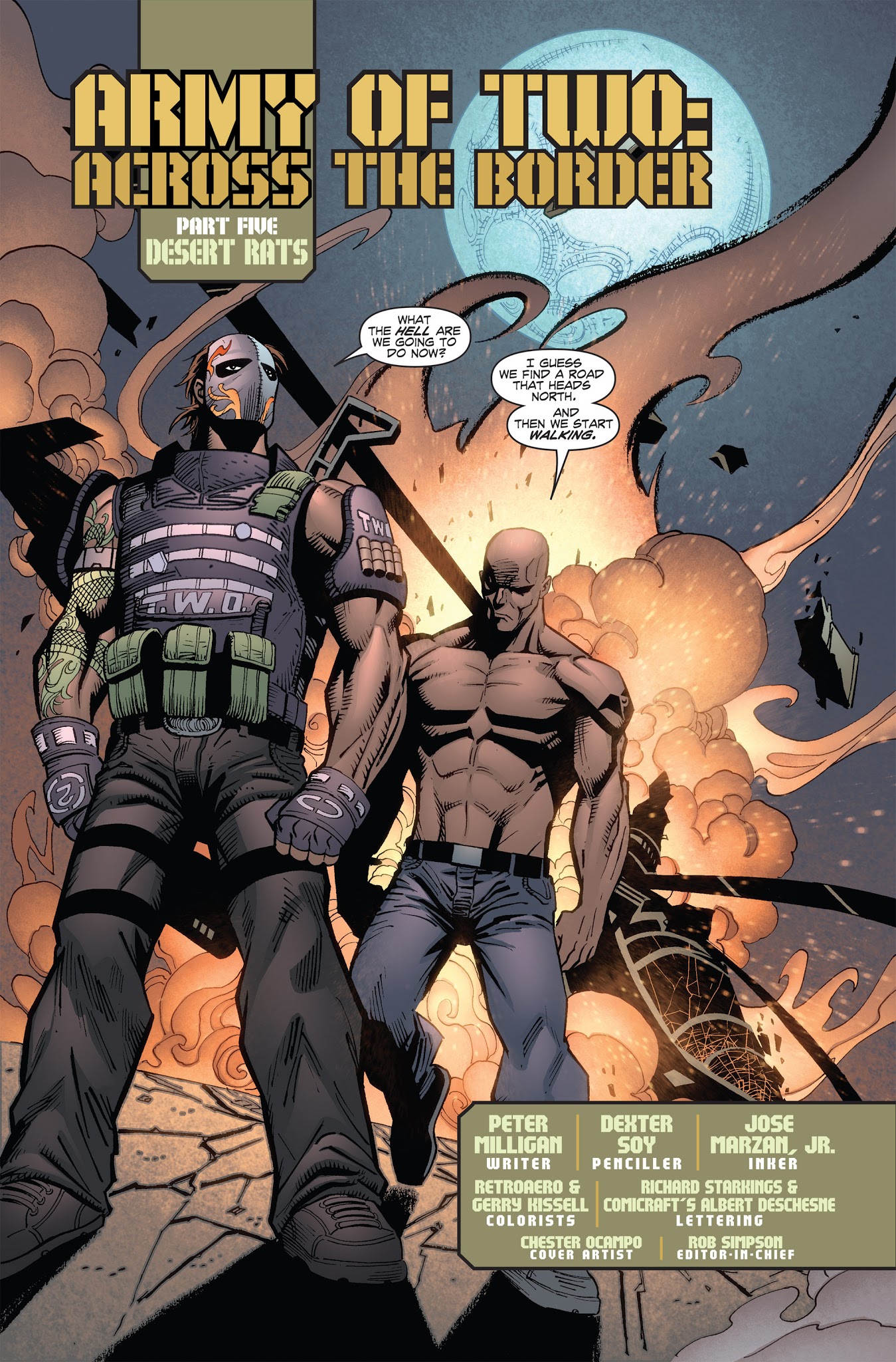 Read online Army of Two comic -  Issue #5 - 6