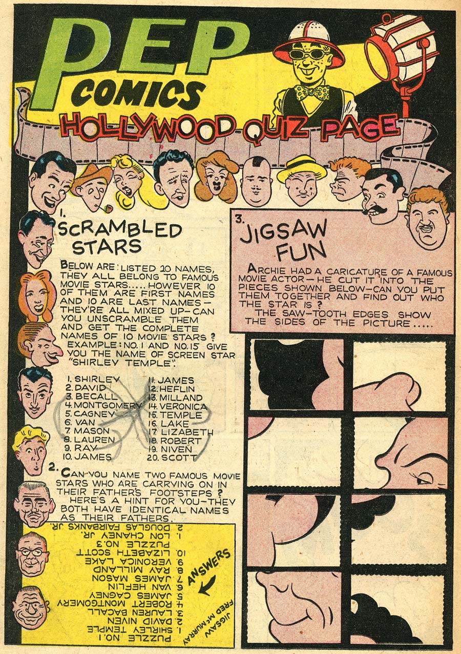 Read online Pep Comics comic -  Issue #64 - 39