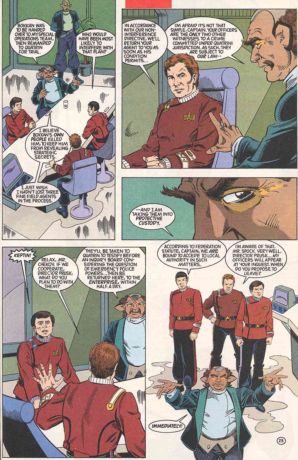 Read online Star Trek (1989) comic -  Issue #30 - 29
