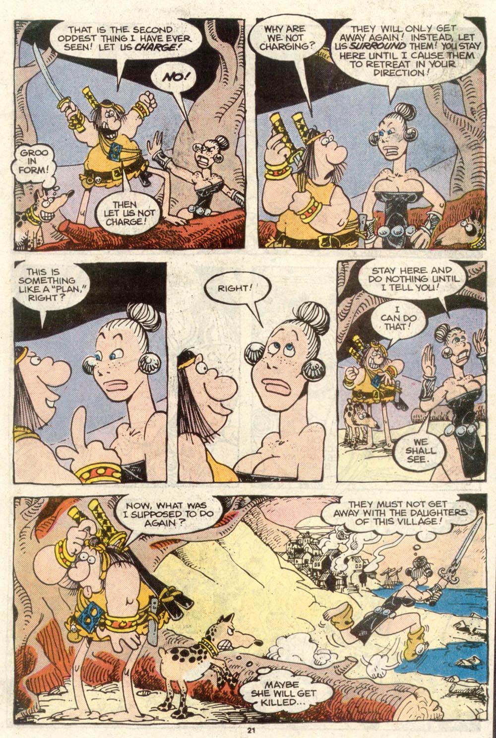 Read online Sergio Aragonés Groo the Wanderer comic -  Issue #50 - 21