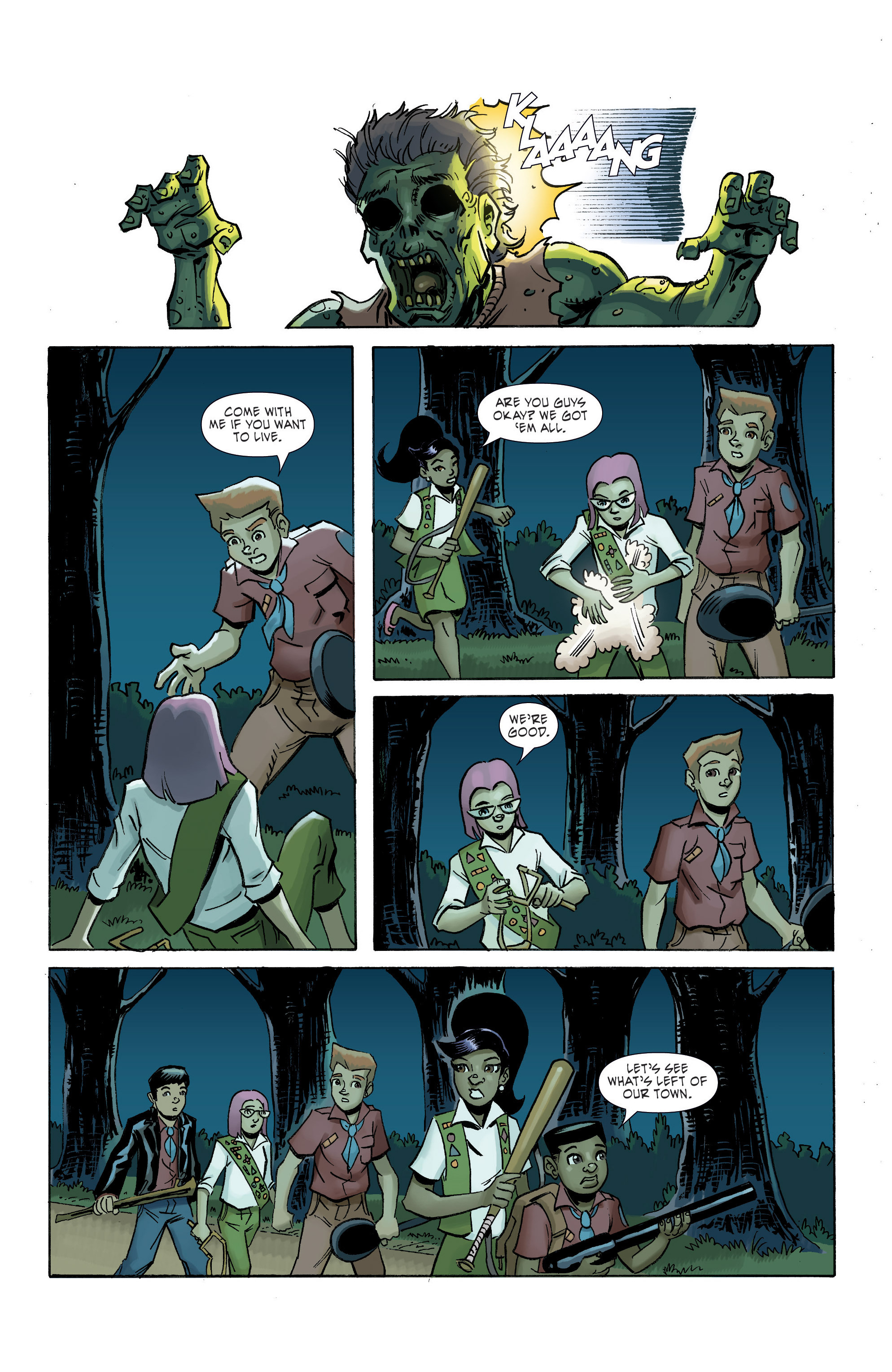 Read online Ghoul Scouts: Night of the Unliving Undead comic -  Issue #2 - 9